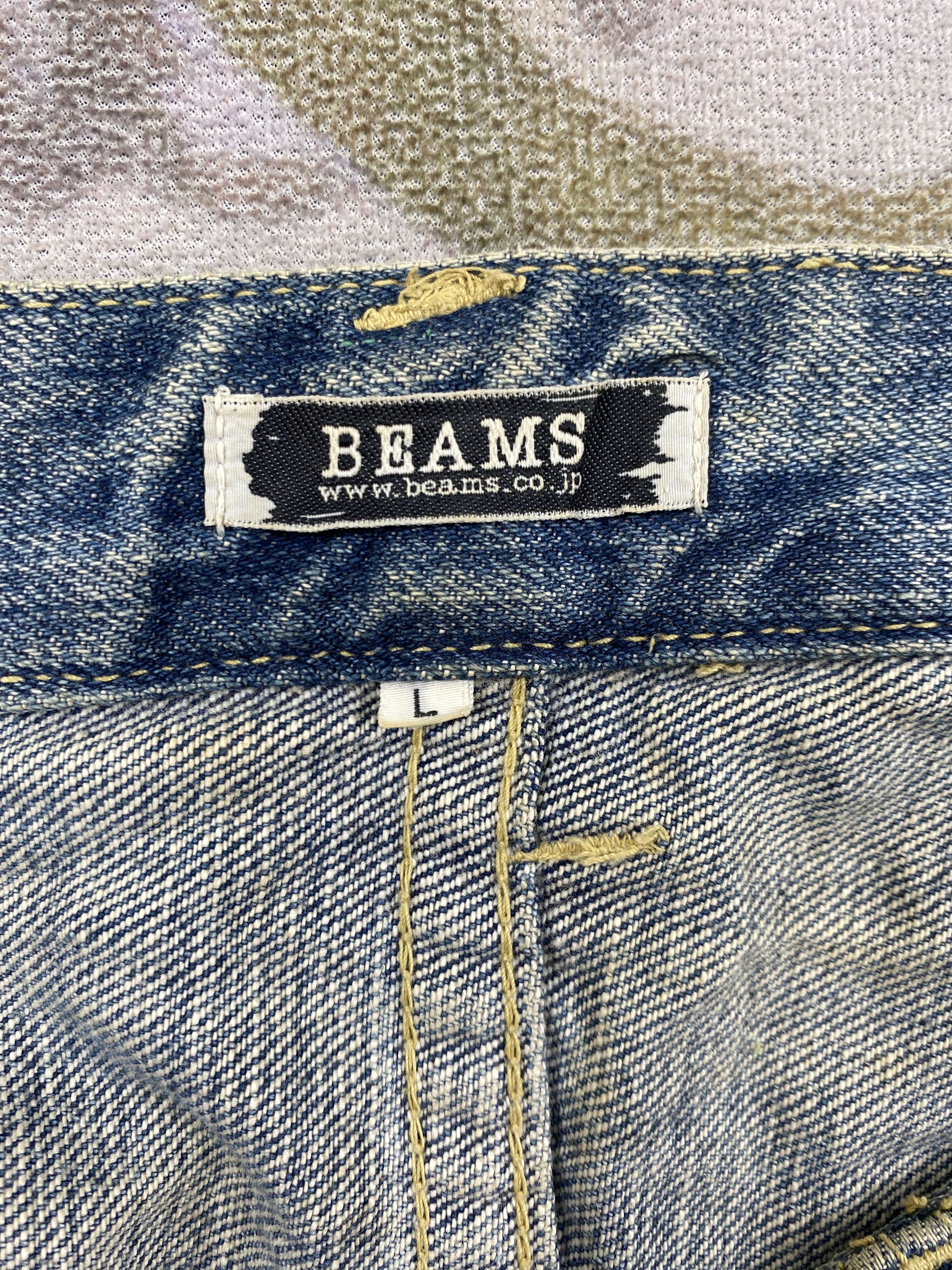 Beams Japan Vintage Beams Japan hysteric style Jeans 32x31.5 - JN3047 Size US 32 / EU 48 - 10 Thumbnail