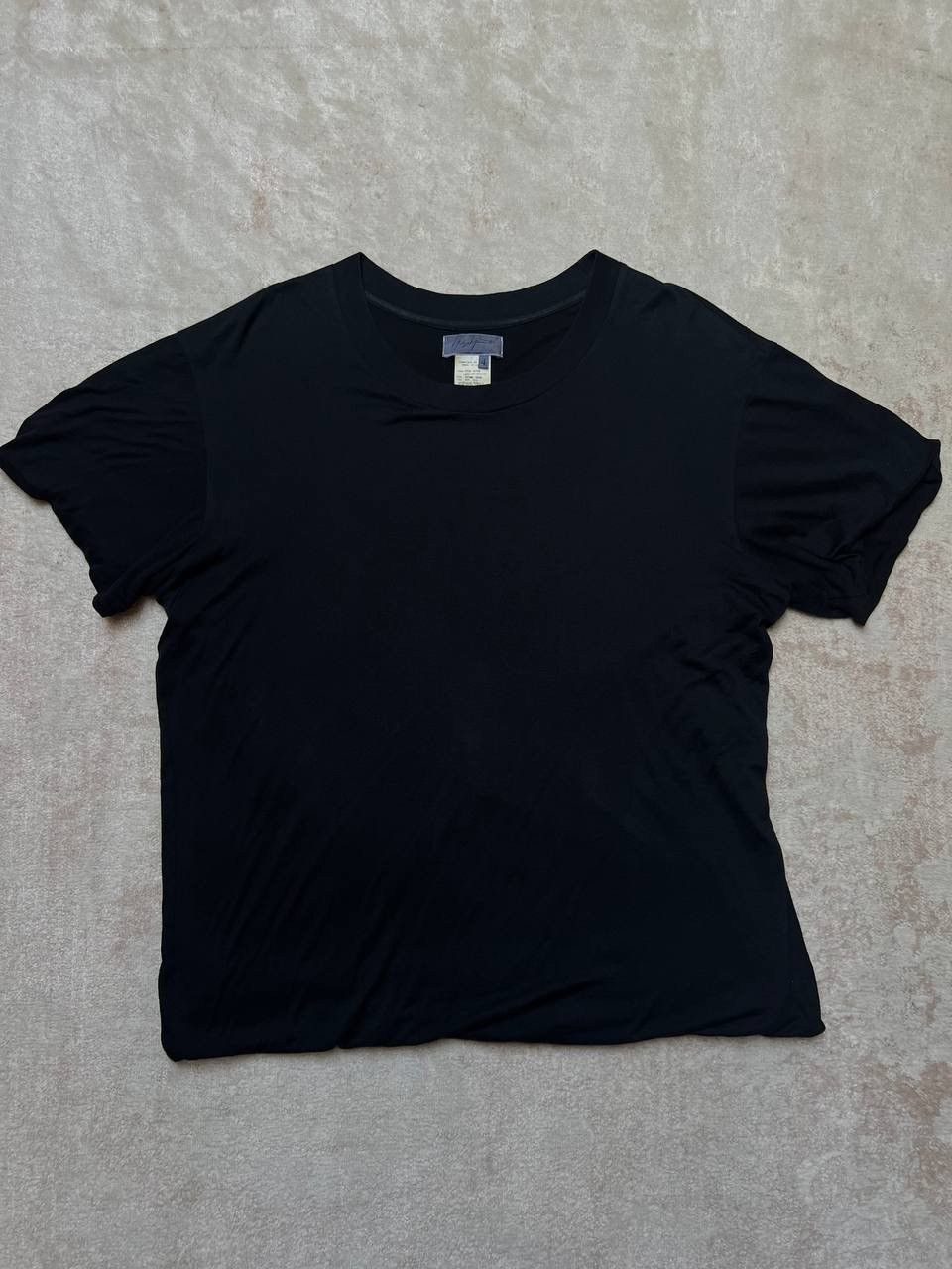 image of Yohji Yamamoto Pour Homme Tee in Black, Men's (Size XL)