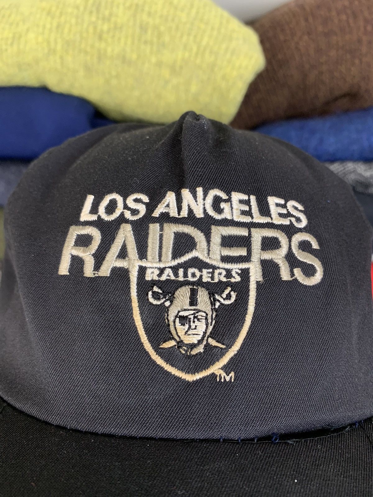 NFL Vintage 90s Raiders Los Angeles NFL Cap Hat Size ONE SIZE - 5 Thumbnail