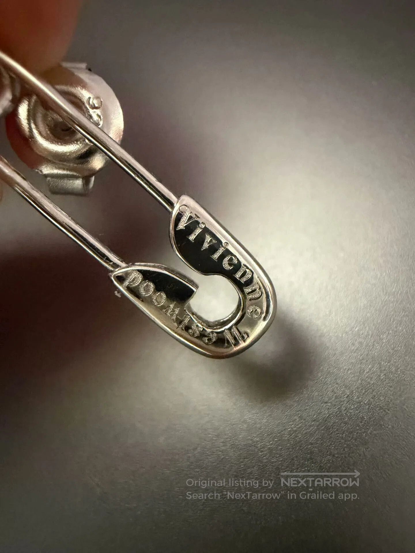 Vivienne Westwood Vivienne Westwood Silver Safety Pin Earrings. Size ONE SIZE - 4 Thumbnail