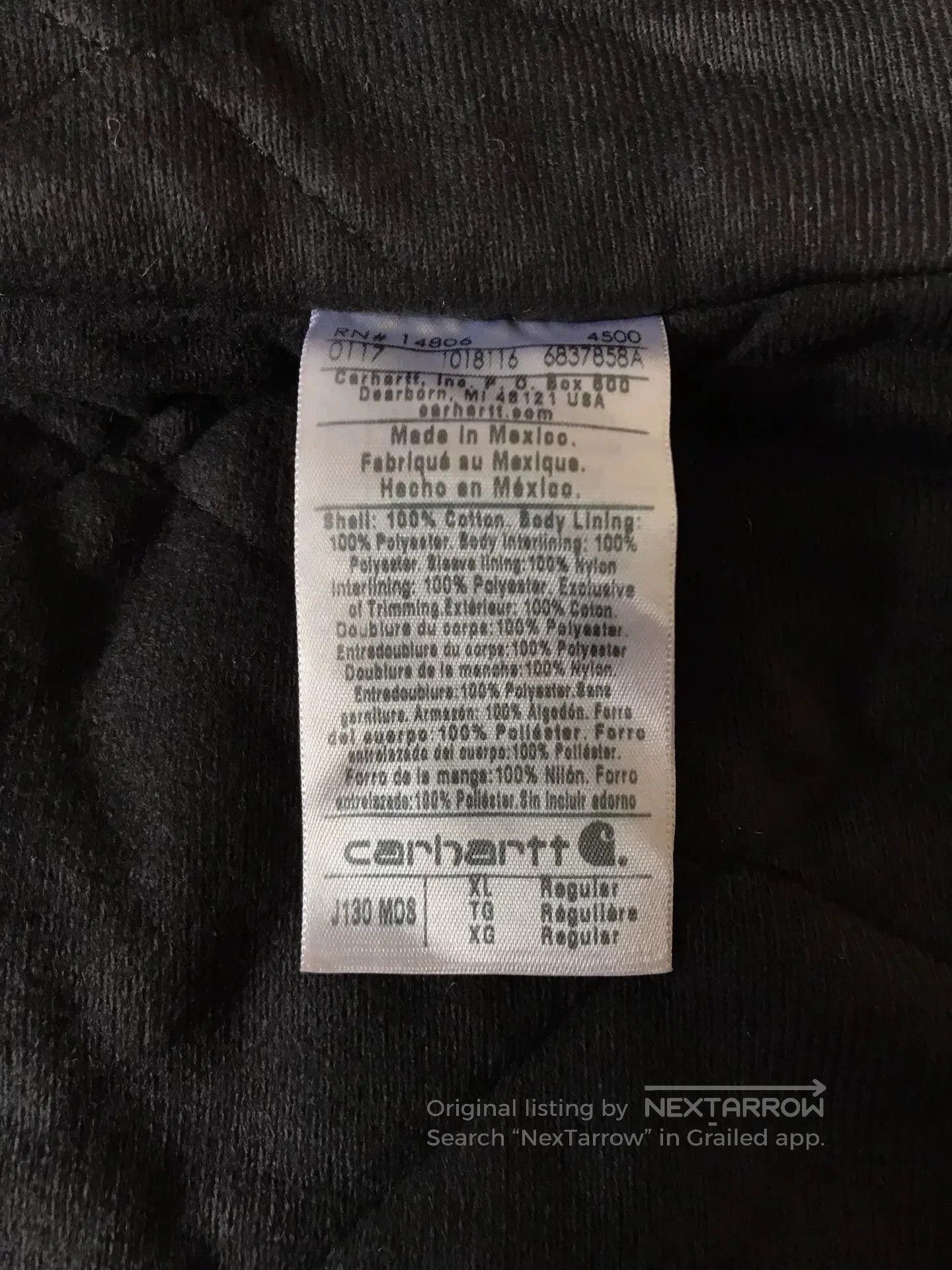 Carhartt Carhartt J130 Moss Green Hooded Jacket. Size US XL / EU 56 / 4 - 9 Thumbnail