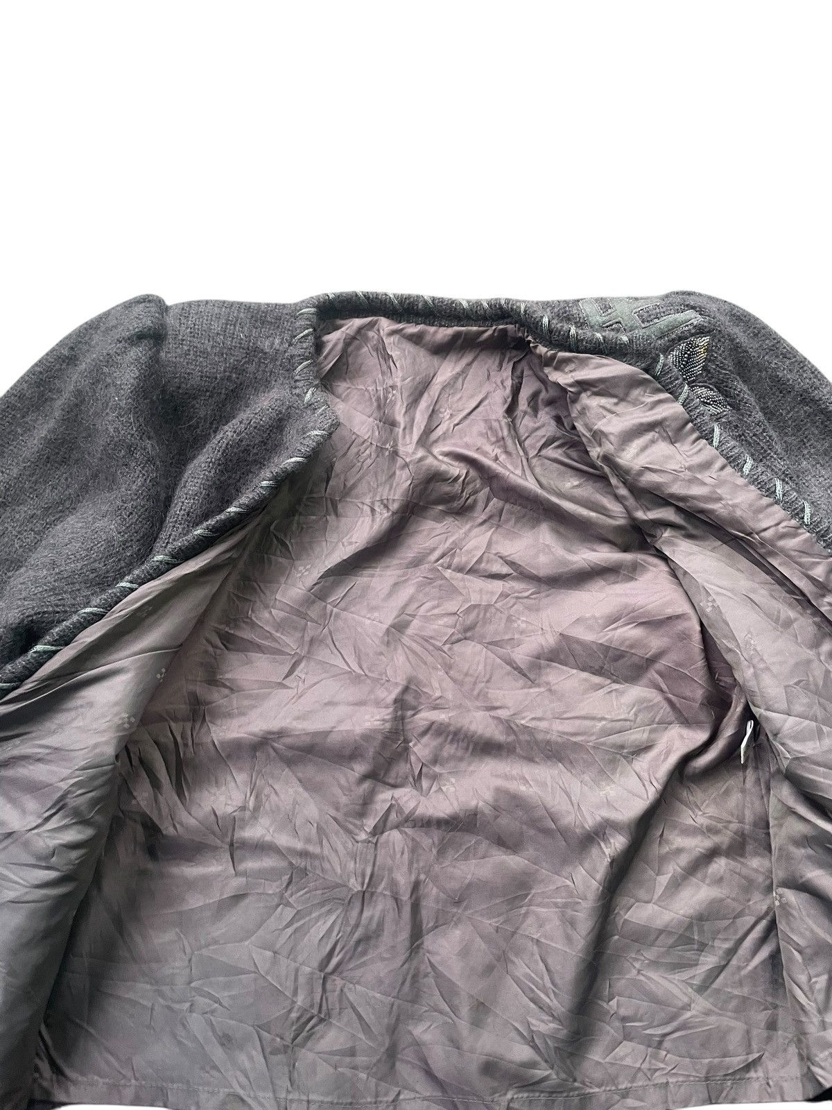 Japanese Brand Vintage Mohair Jacket Size XL / US 12-14 / IT 48-50 - 8 Thumbnail
