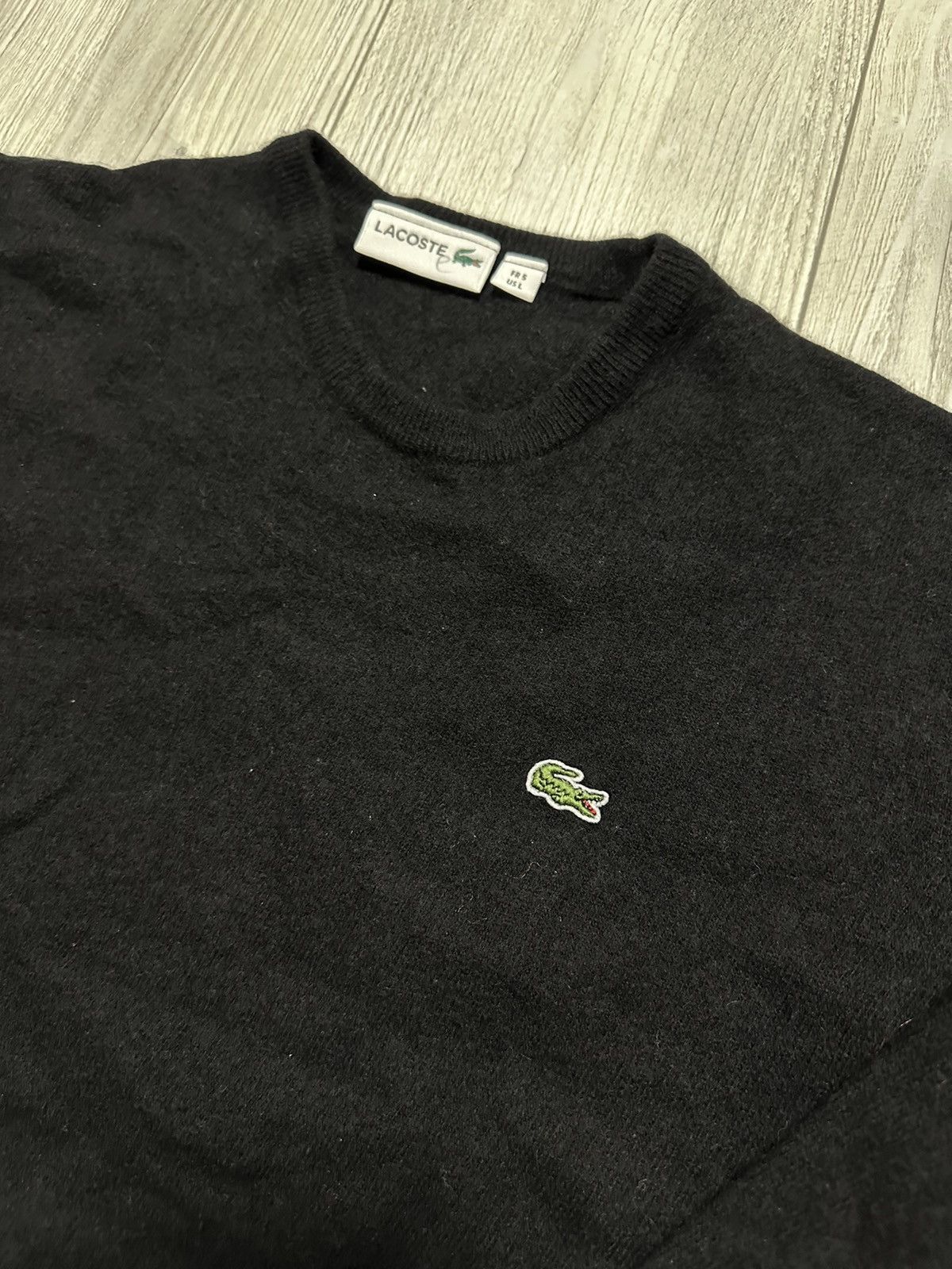 Lacoste Vintage Lacoste Wool Cabel Knit Sweater 90s Old Money Size US M / EU 48-50 / 2 - 3 Thumbnail
