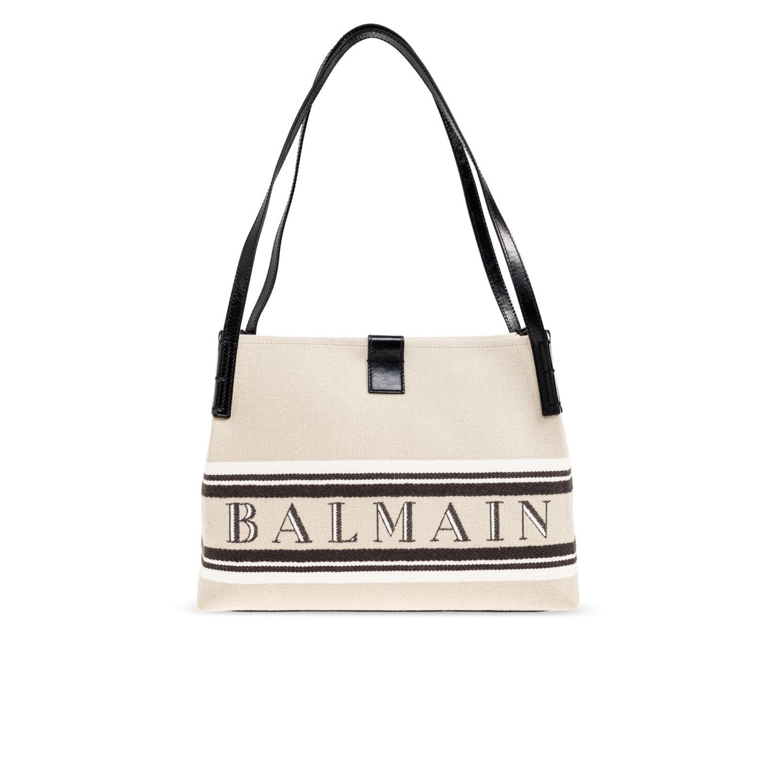 Balmain BALMAIN $1195 Beige Medium Release Tote Bag New & Authentic Size ONE SIZE - 1 Thumbnail