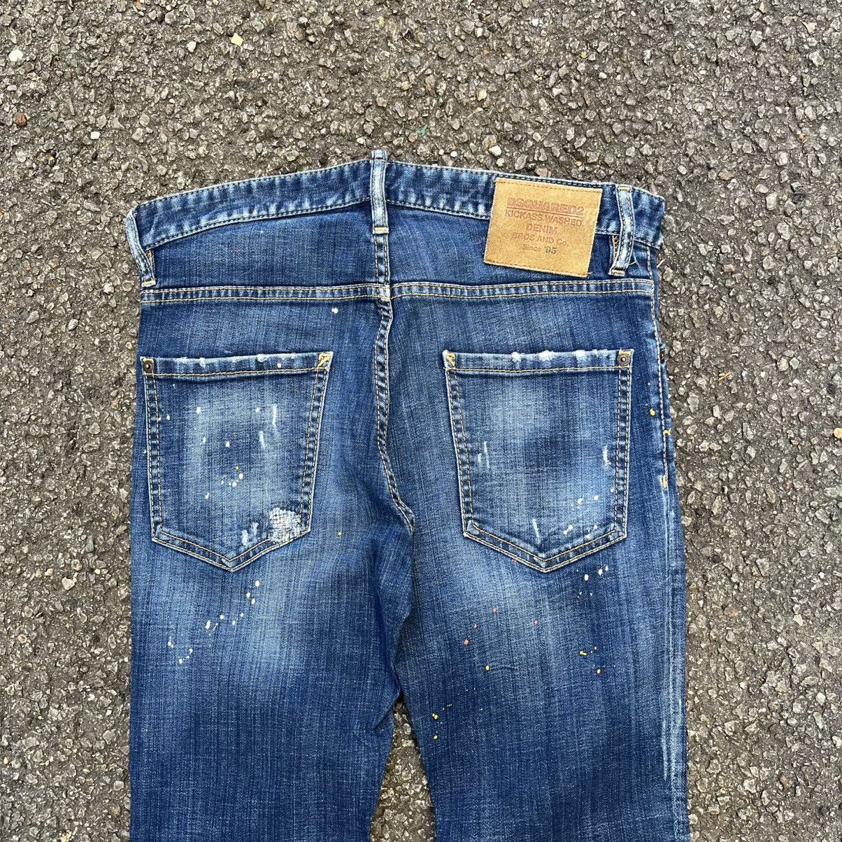 Dsquared2 Distressed Denim DSQUARED2 Jeans Paint Splash Slim Pants Size US 30 / EU 46 - 13 Thumbnail