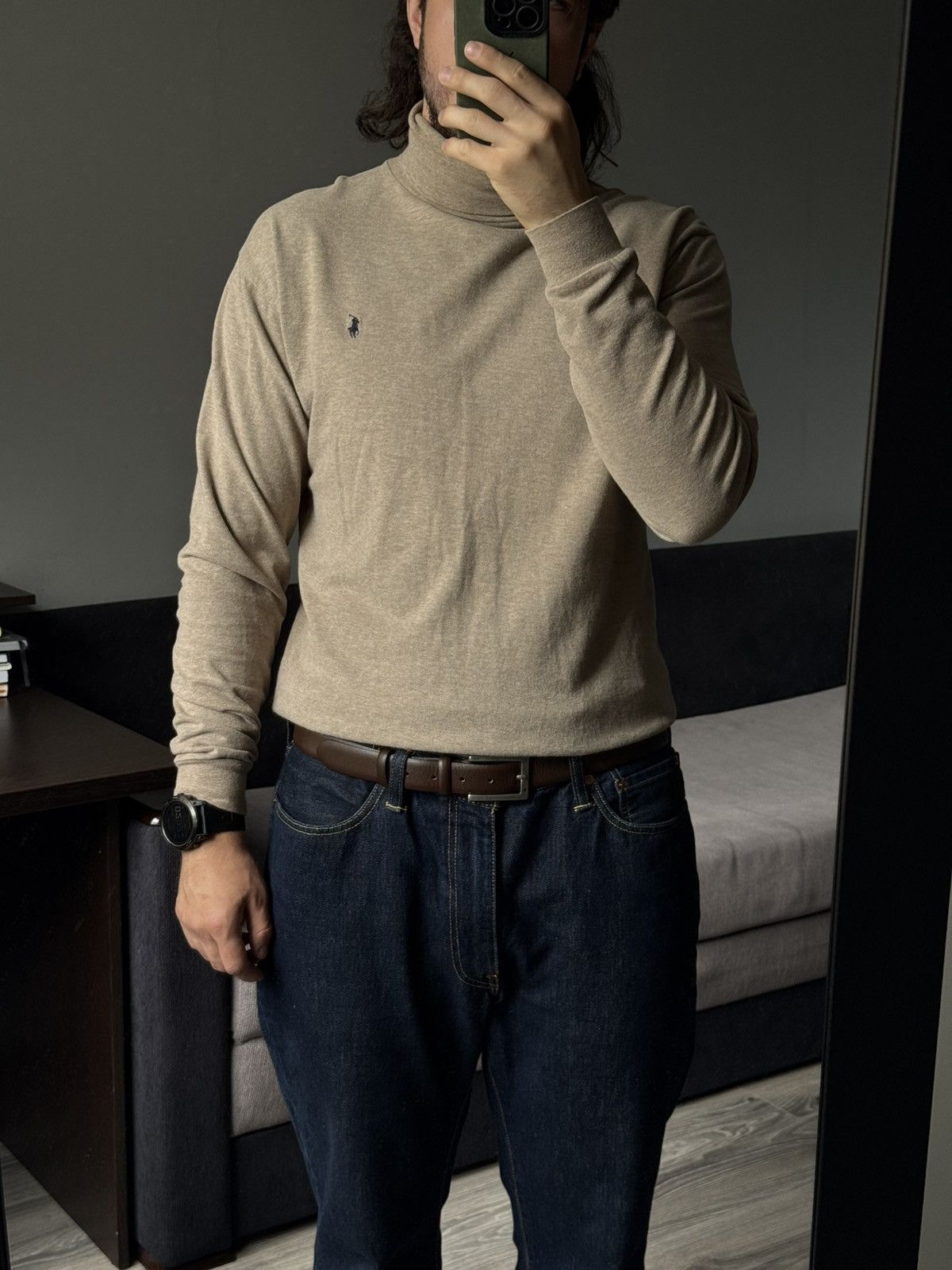 Polo Ralph Lauren × Ralph Lauren Polo Ralph Lauren turtleneck sweatshirt M Size US M / EU 48-50 / 2 - 1 Thumbnail