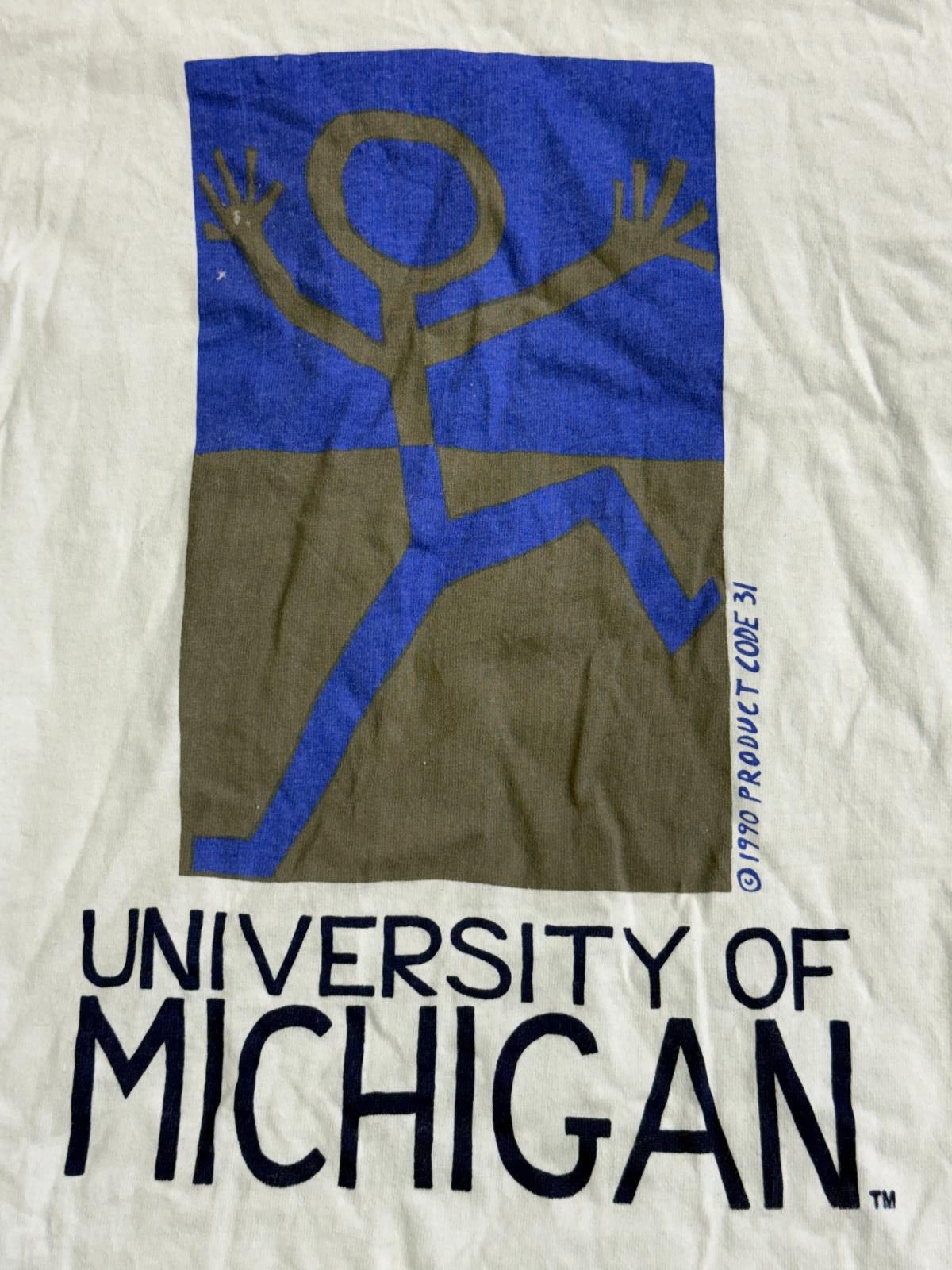 Other Vintage University of Michigan Tshirt 1990 Product Code 31 L Size US L / EU 52-54 / 3 - 3 Thumbnail