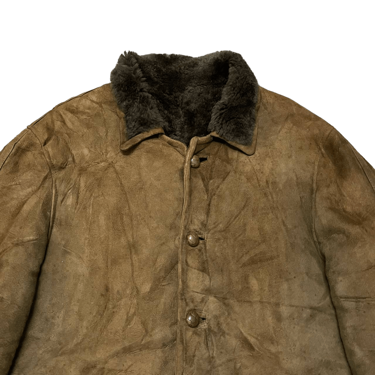 BIGI Vintage Bigi Leather Jacket Shearling Sheepskin Size US L / EU 52-54 / 3 - 2 Thumbnail