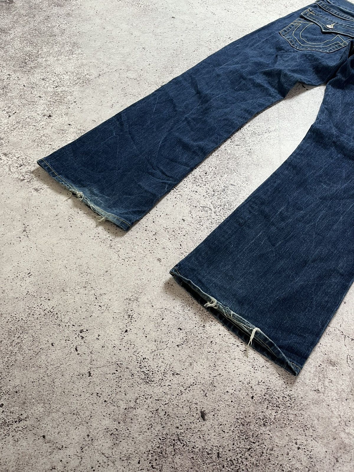 True Religion × Vintage VINTAGE TRUE RELIGION FLAP FADED RICKY SUPER DENIM JEANS Size US 32 / EU 48 - 5 Thumbnail