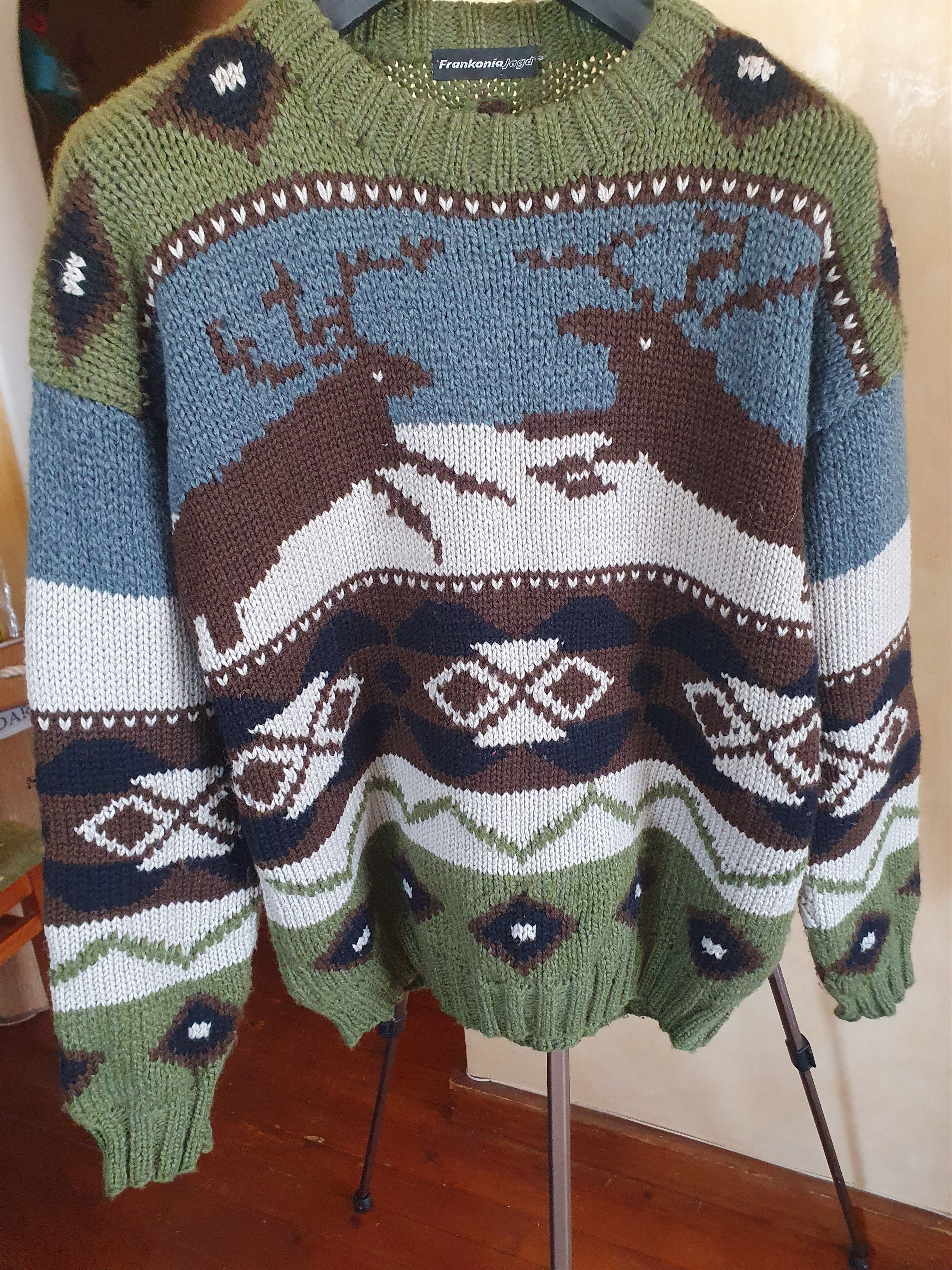 Other Frankonia Jagd Hunting Sweater Deer In a Snow Wool sz M/L Size US M / EU 48-50 / 2 - 5 Thumbnail