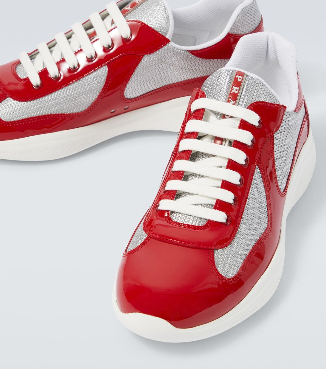 Prada Prada America's Cup leather-trimmed sneakers Size US 11 / EU 44 - 1 Thumbnail