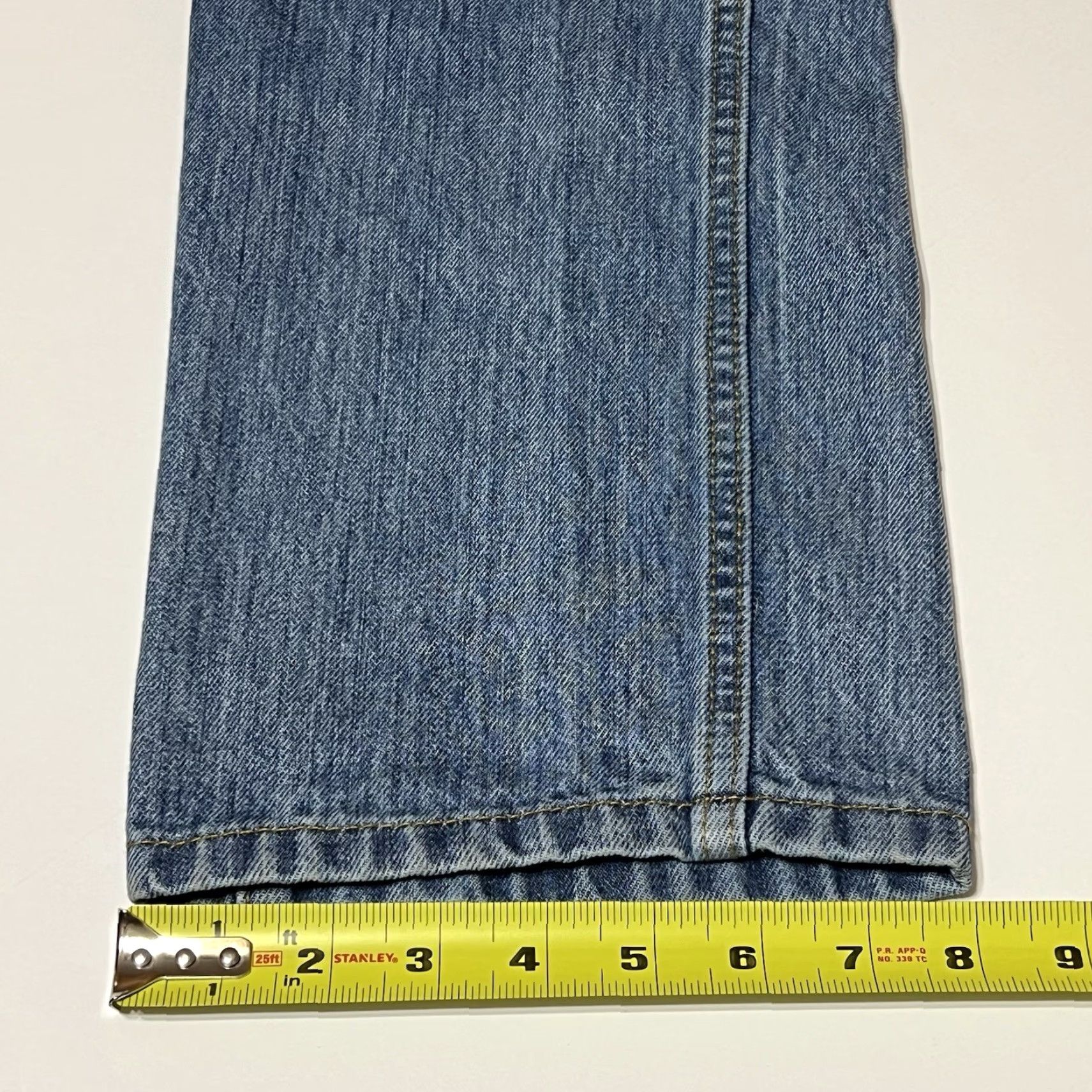Vintage Cinch Jeans Mens Original Fit 30x38 Blue Denim Western Belt Loops 5-Pocket Medium Wash Slim Straight Vintage: No Mens Size US 30 / EU 46 - 7 Thumbnail