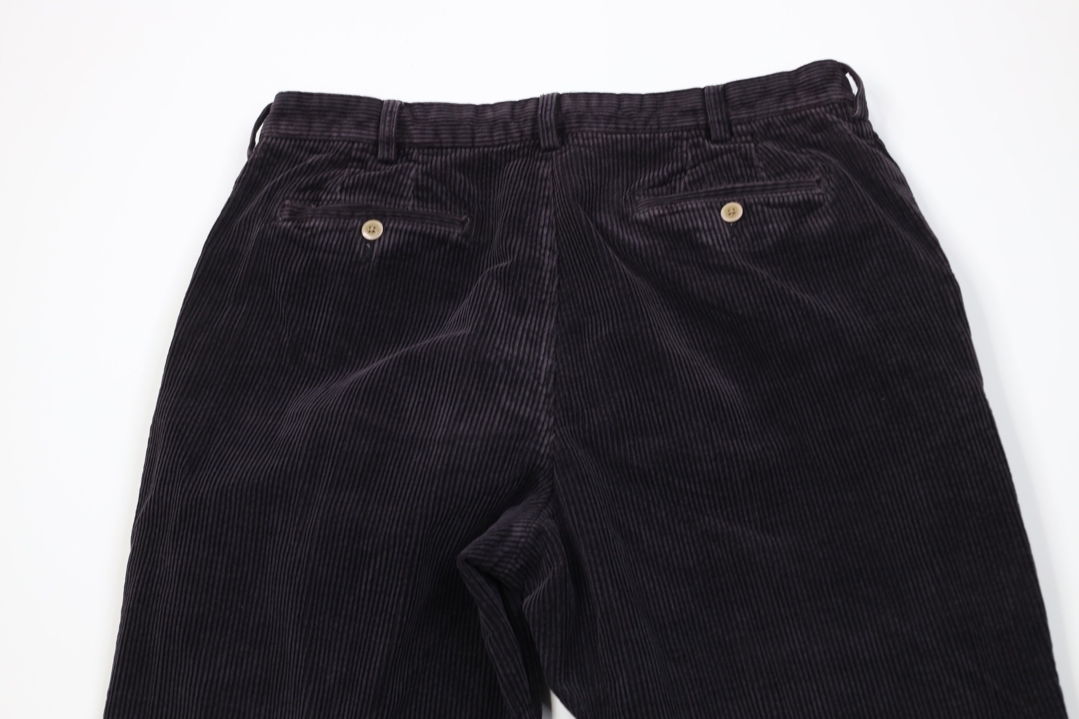 Vintage Vintage 90s Streetwear Wide Leg Corduroy Chino Pants Blue Size US 36 / EU 52 - 10 Thumbnail
