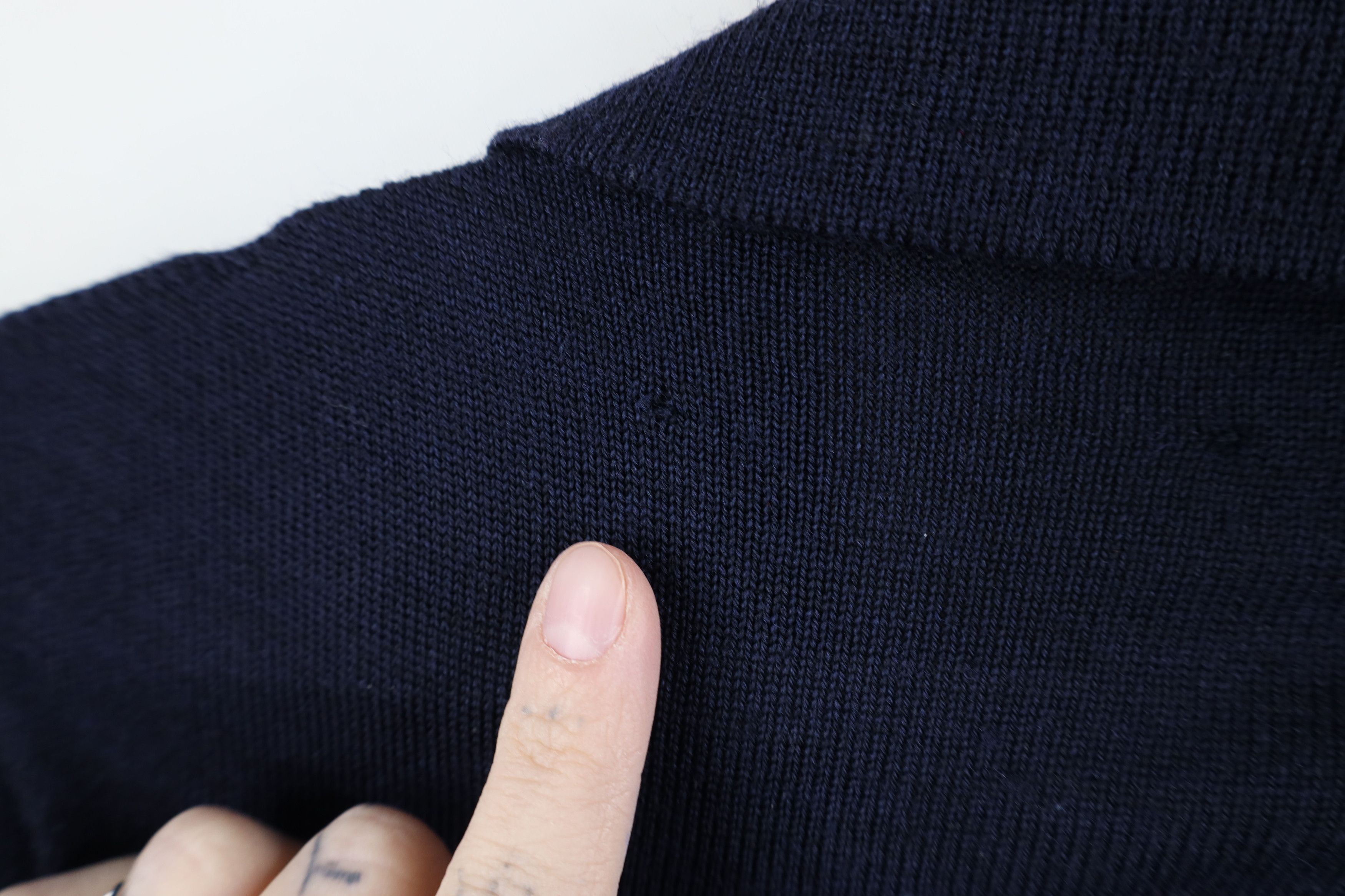 Brooks Brothers Vintage Brooks Brothers Blank Merino Wool Knit Polo Sweater Size US XL / EU 56 / 4 - 10 Thumbnail