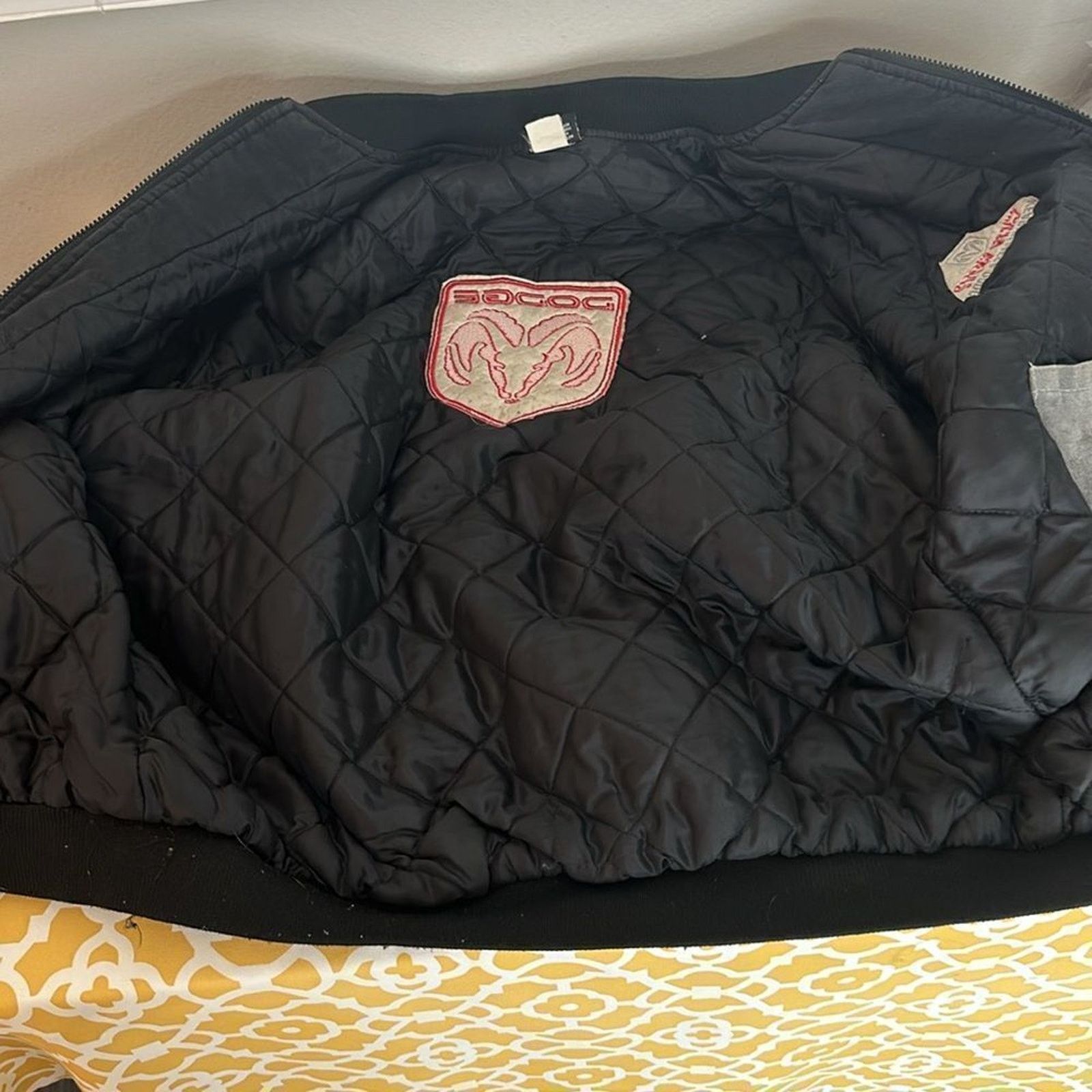 Other Dodge Embroidered Letterman’s jacket Denim Sun Damaged L Size US L / EU 52-54 / 3 - 16 Thumbnail