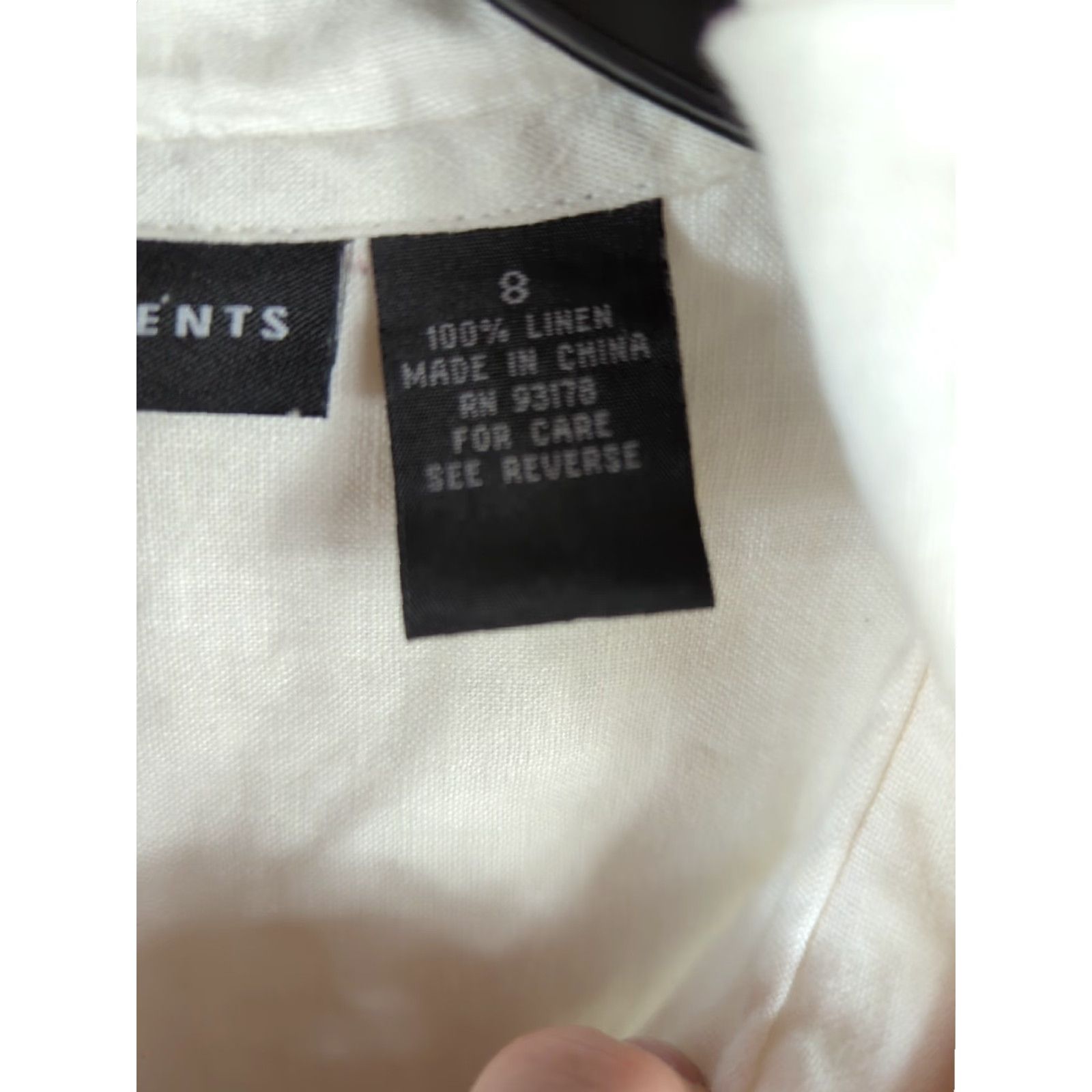 Vintage Grace Elements Light Jacket Women's 8 Linen White 3/4 Sleeve Blazer Cottagecore Blazer Women 8 White 3/4 Sleeve Jacket Size M / US 6-8 / IT 42-44 - 6 Thumbnail
