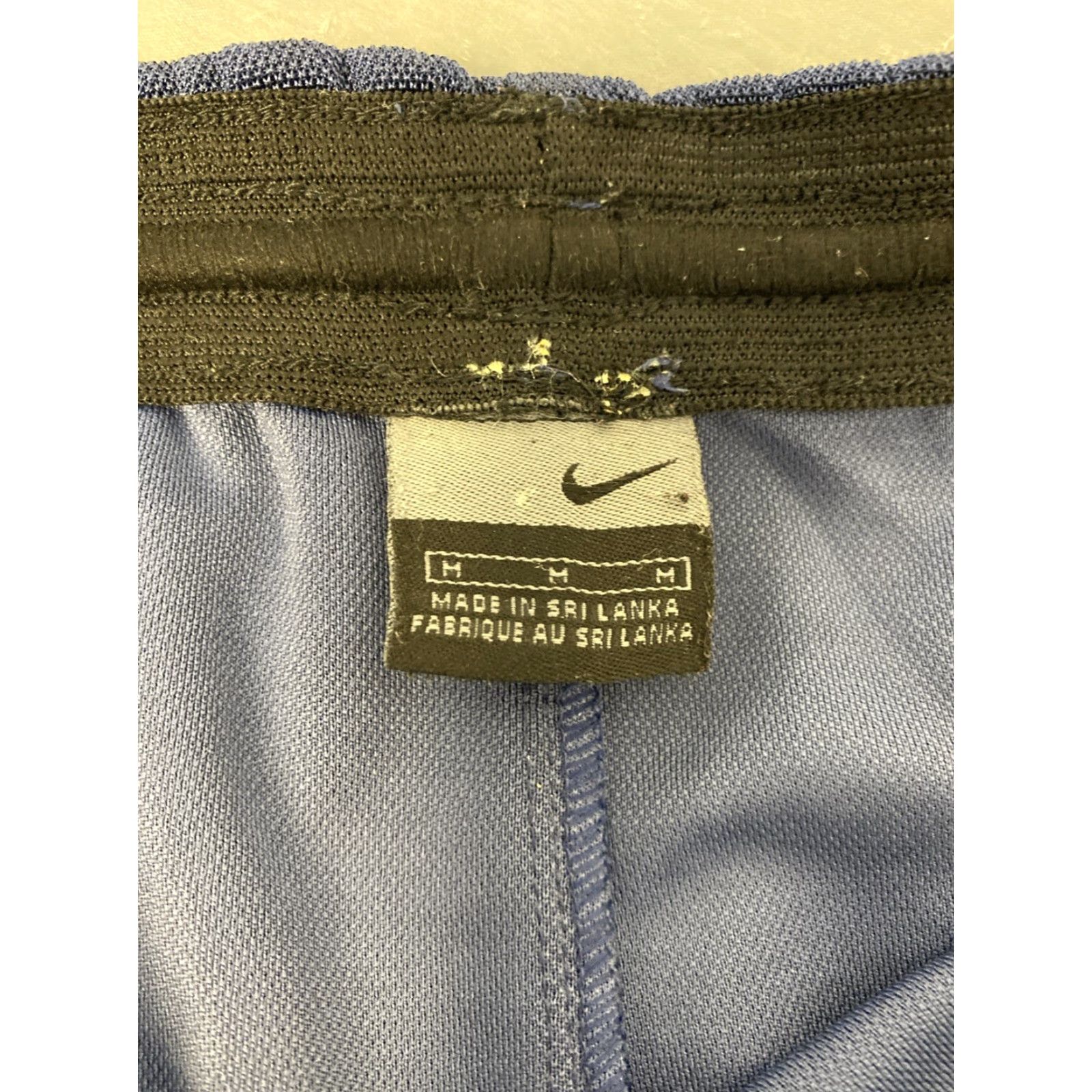Nike Nike Dri-Fit Running Shorts M Blue White Women Pockets Colorblock 123-11 Size 32" / US 10 / IT 46 - 7 Thumbnail