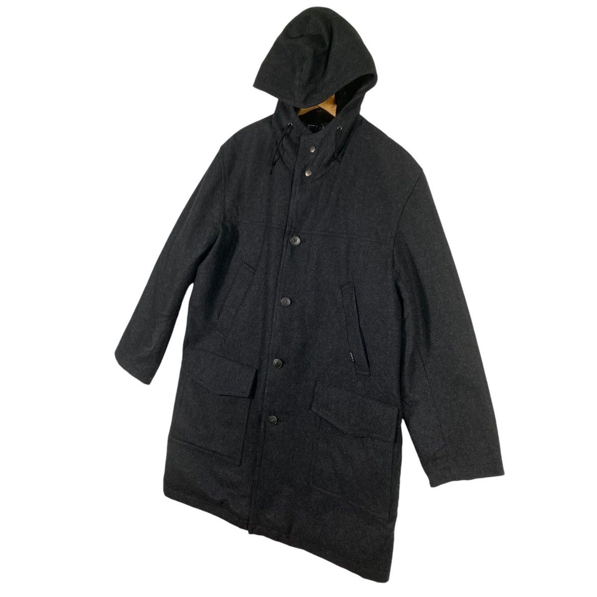 Designer × Vintage Vintage Elle Homme Jeans Wool Long Jacket Size US M / EU 48-50 / 2 - 2 Thumbnail