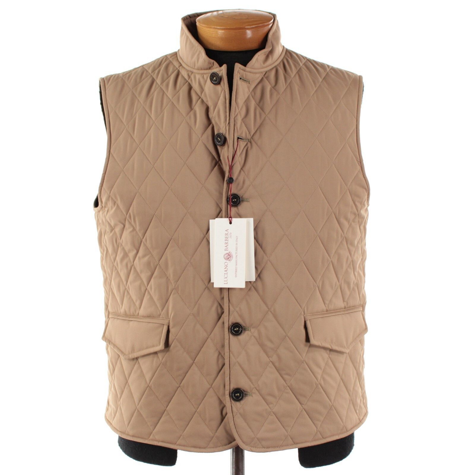 Luciano Barbera Luciano Barbera Vest Size XL US In Brown Polyester Size US XL / EU 56 / 4 - 1 Thumbnail