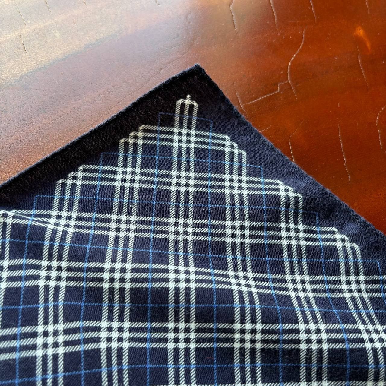 Burberry Burberry Blue Nova Check Handkerchief Size ONE SIZE - 4 Thumbnail