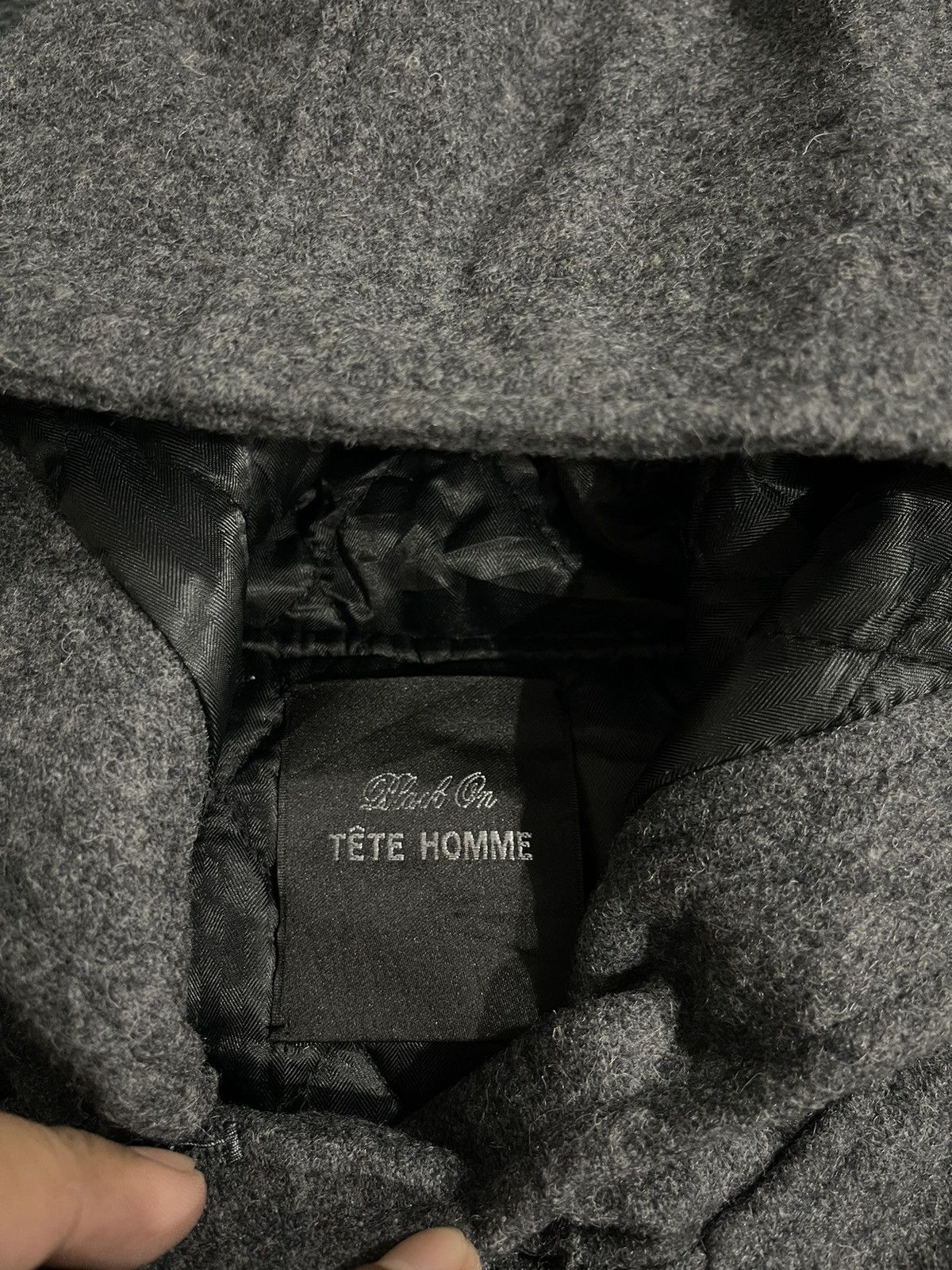 Issey Miyake Tete Homme Issey Miyake Duffle Wool Hoodie Jacket Size US M / EU 48-50 / 2 - 13 Thumbnail