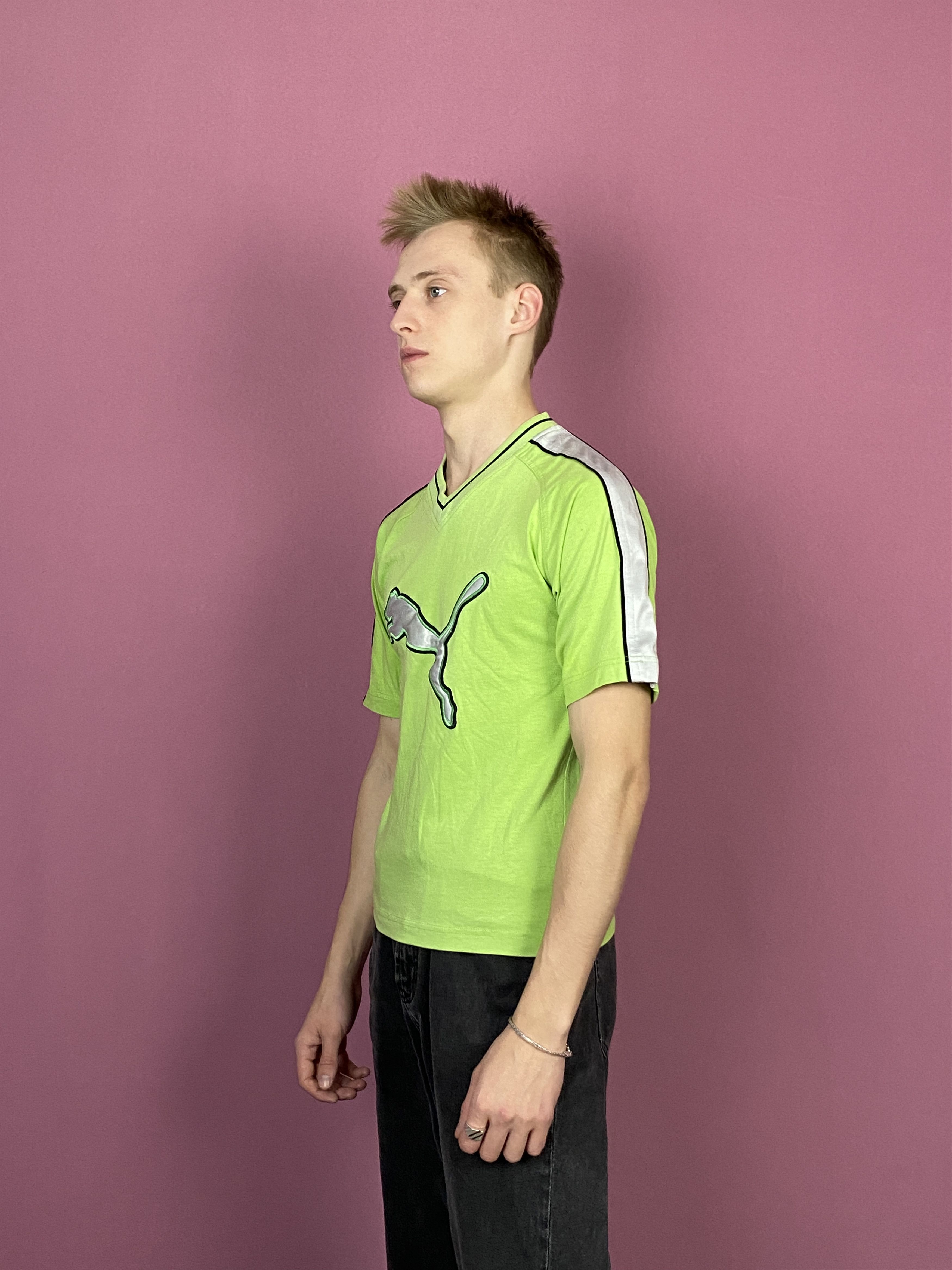 Puma × Vintage 90s Puma Vintage Men's T-Shirt - S Size US S / EU 44-46 / 1 - 2 Thumbnail