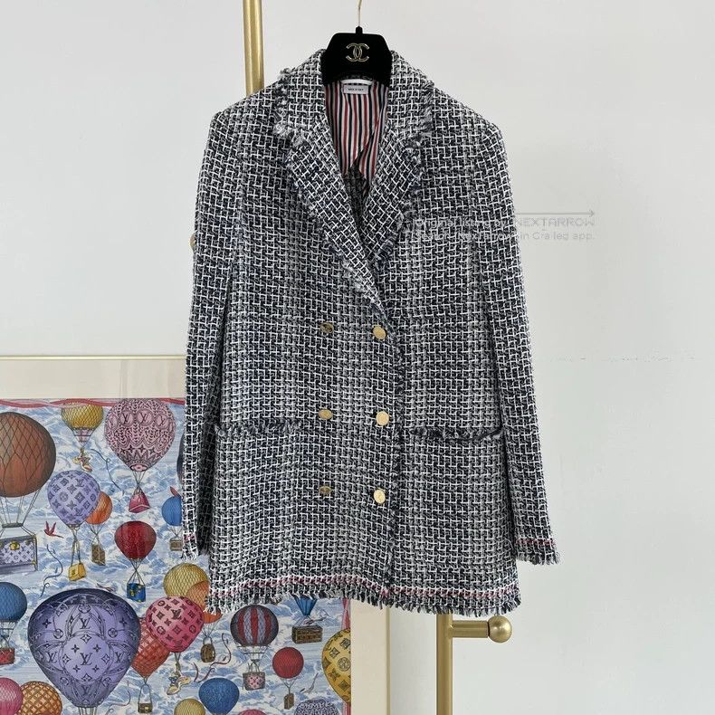 Thom Browne Thom Browne Gray Plaid Suit Size 38 3 Size 38R - 1 Thumbnail