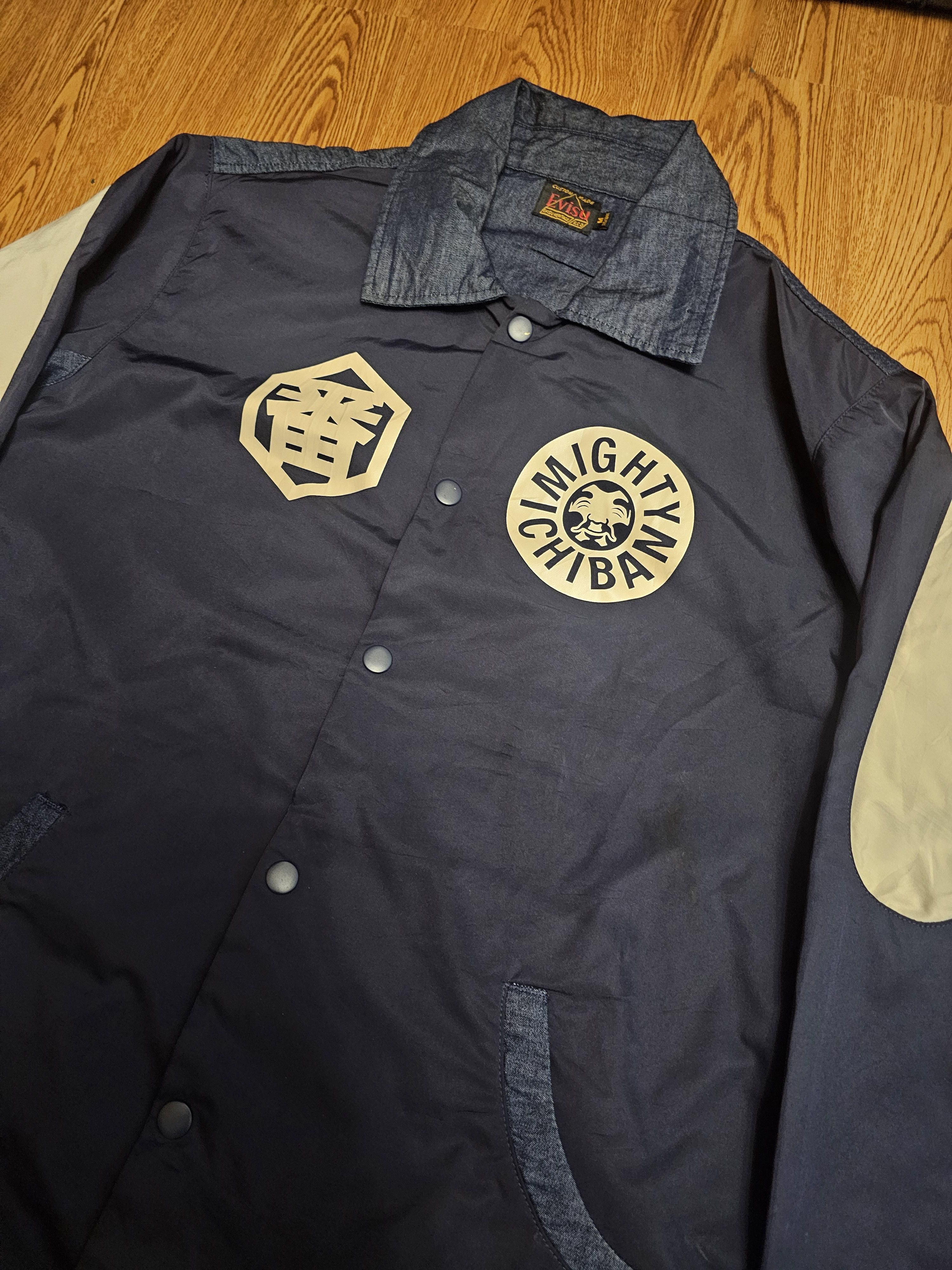 Evisu Vintage Evisu Big Daicock Logo Nylon Coach Jacket Size US M / EU 48-50 / 2 - 3 Thumbnail