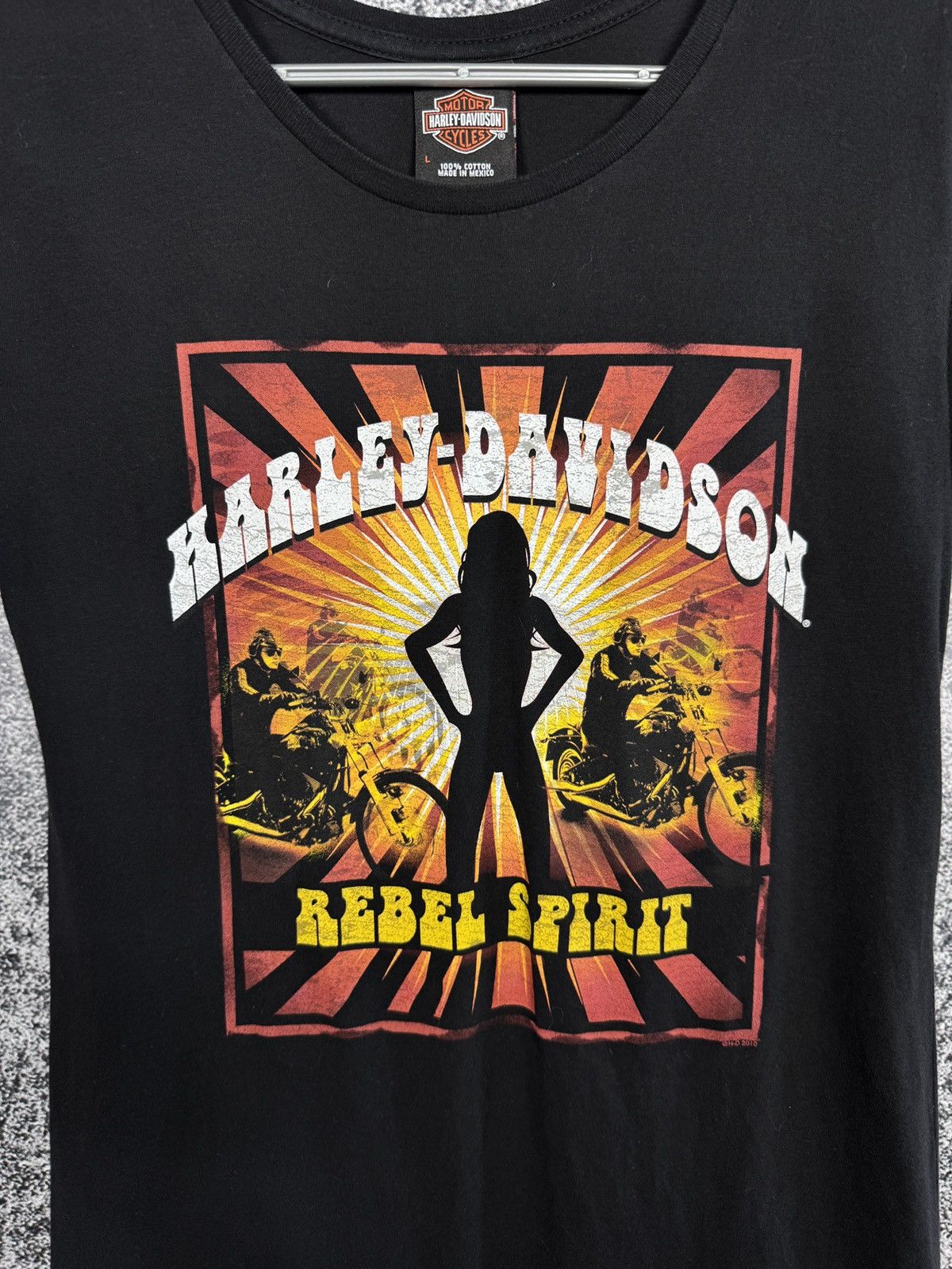 Harley Davidson Harley Davidson Rebel Spirit Motorcycle T-Shirt Bravado Sz L Size L / US 10 / IT 46 - 6 Thumbnail
