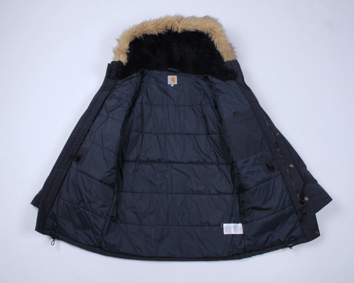 Carhartt × Carhartt Wip CARHARTT WIP Anchorage Parka Nylon Blue Fur Hooded Size US S / EU 44-46 / 1 - 14 Thumbnail