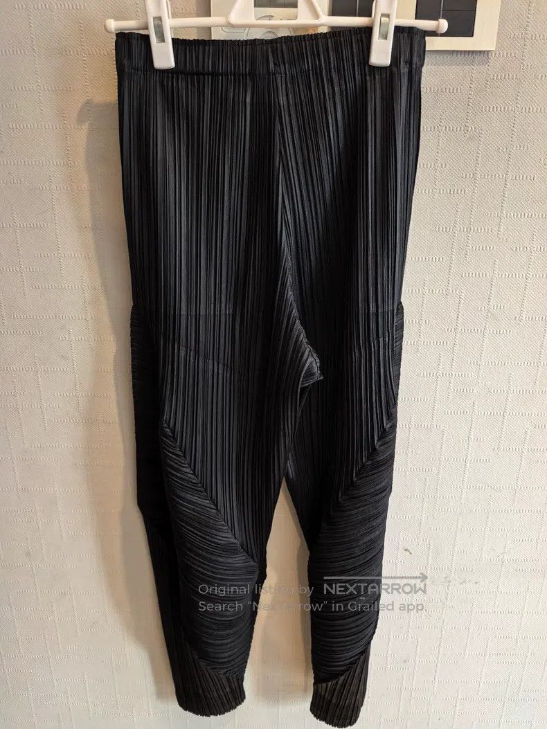 Issey Miyake Issey Miyake size:3 Black Twist Pants Size 31" - 3 Thumbnail