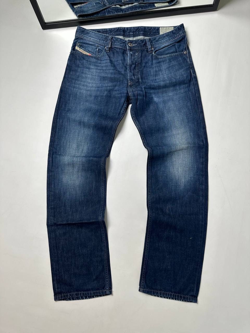 Diesel Vintage 00s Diesel Wide Washed Jeans Size US 31 - 1 Thumbnail