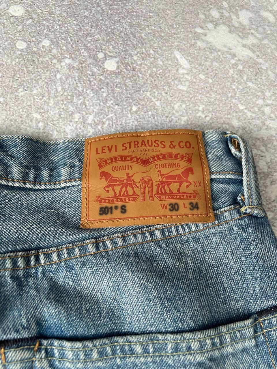 Levi's × Levi's Vintage Clothing × Vintage Vintage Levi’s 501 Washed Blue Denim Jeans Pants Y2K Rare Size US 32 / EU 48 - 4 Thumbnail