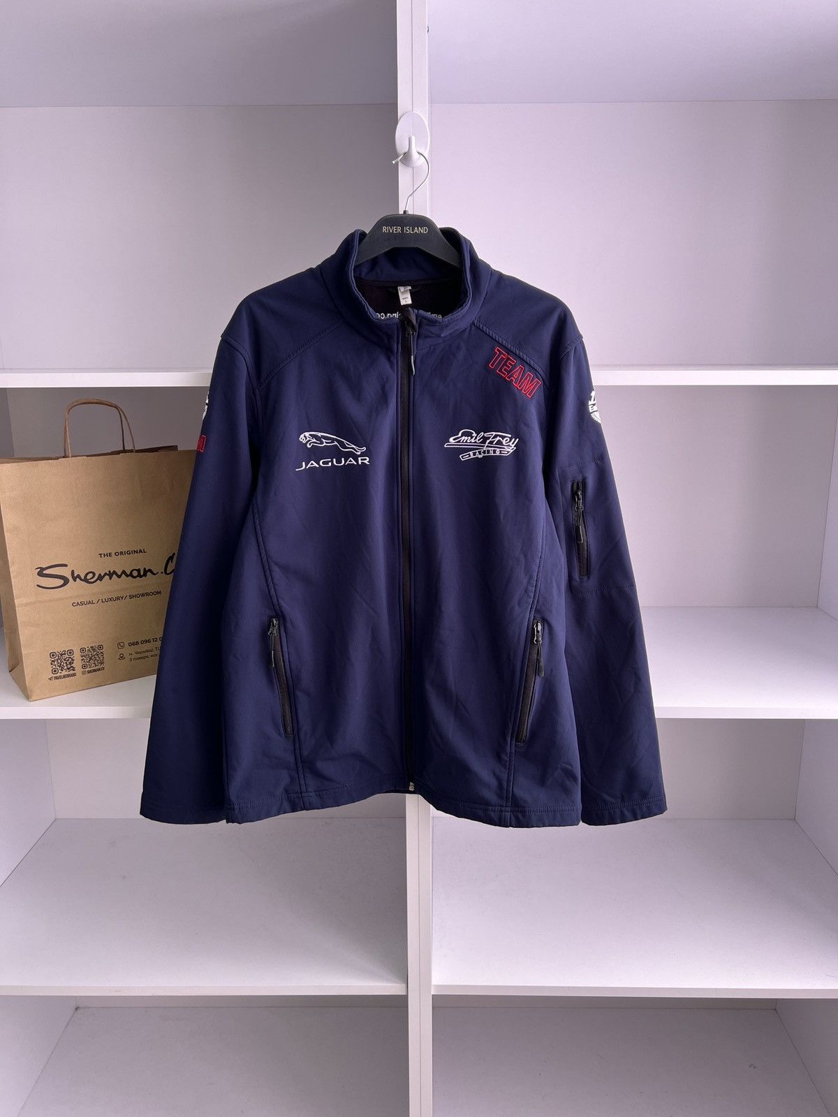 Vintage Vintage Jaguar softshell racing jacket Size US L / EU 52-54 / 3 - 3 Thumbnail
