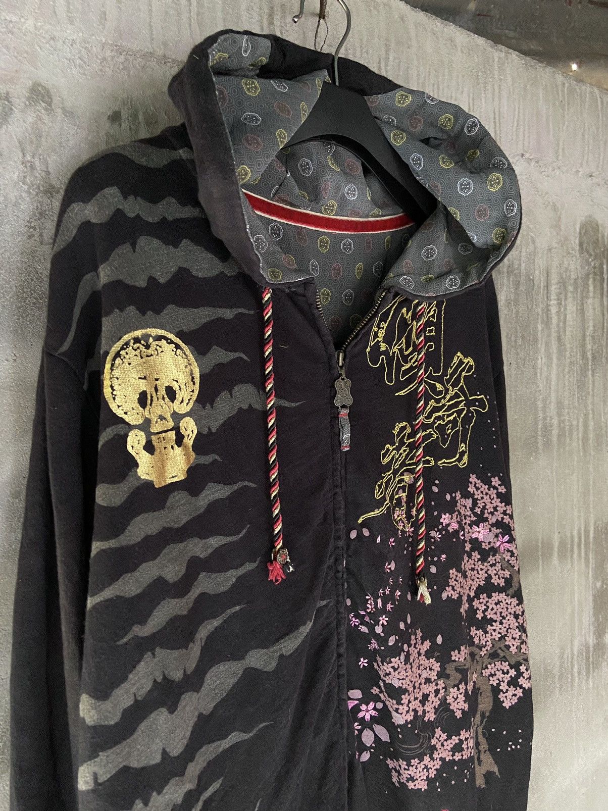 Isamu Katayama Backlash JAPANESE HORSE ART ZIP HOODIE Size US XXL / EU 58 / 5 - 4 Thumbnail