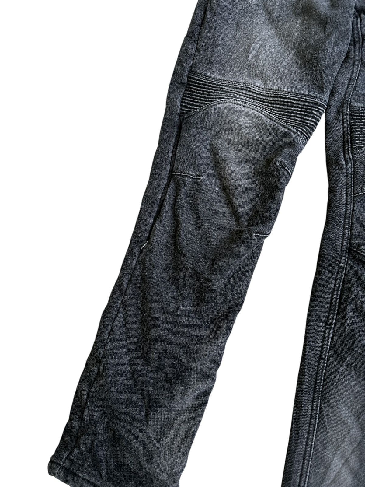 Japanese Brand Sun Faded Fieldcore Biker Denim 🎌💥 Size US 30 / EU 46 - 4 Thumbnail
