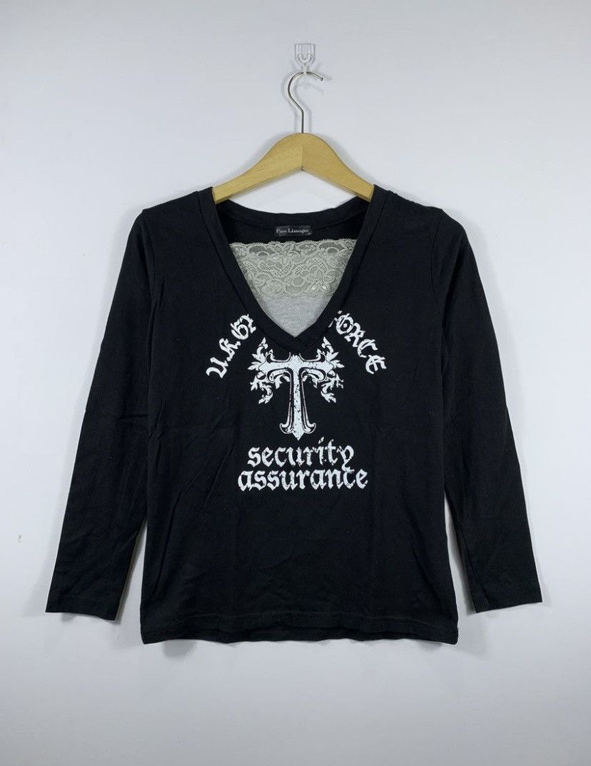 Hysteric Glamour Japanese Cross Pare Limoges Gothic Long Slevee lgb style Size US S / EU 44-46 / 1 - 2 Thumbnail