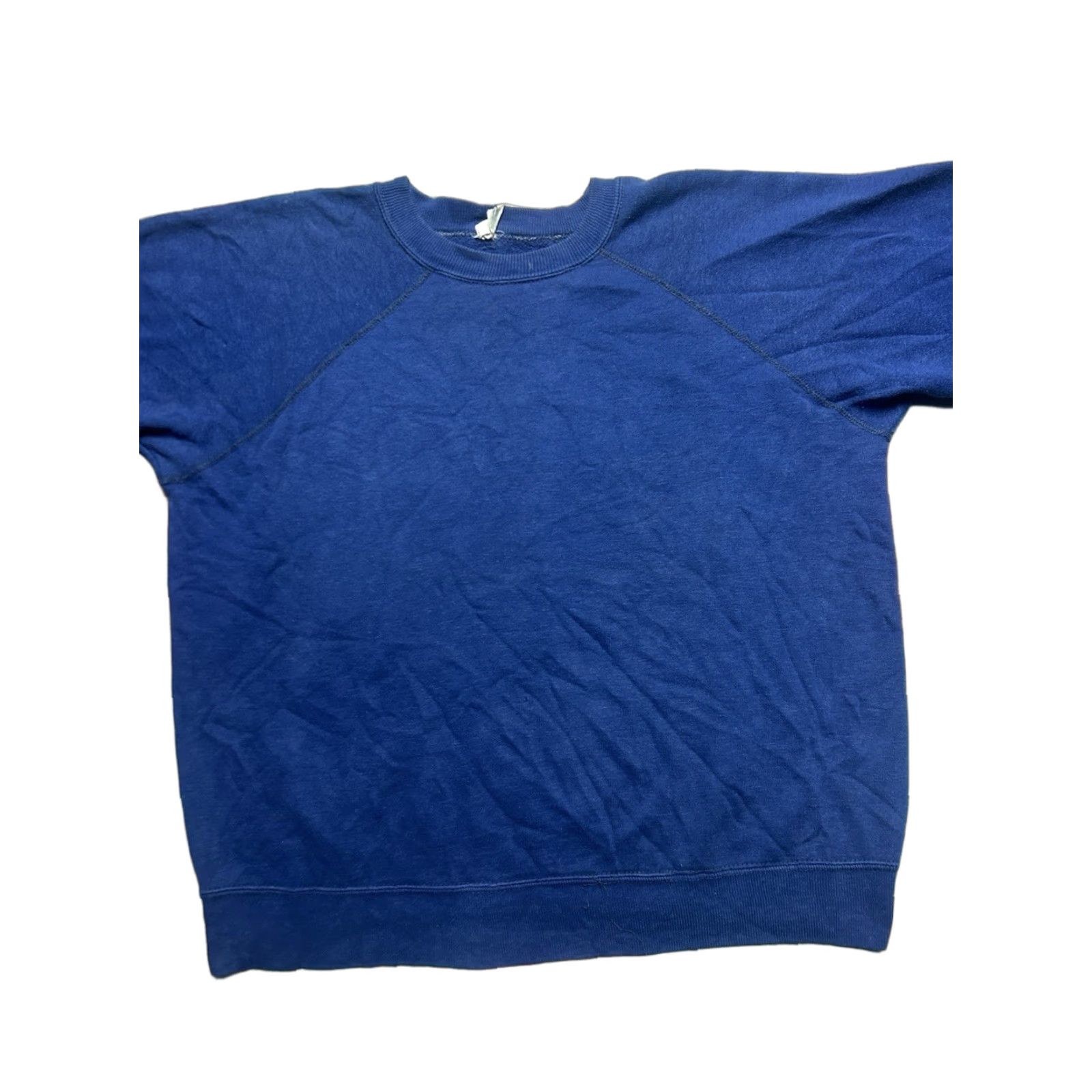 JCPenney VINTAGE Sweatshirt JCPenney Navy Blue Raglan Pullover Adult Large Crewneck 70s Men Size US L / EU 52-54 / 3 - 1 Thumbnail