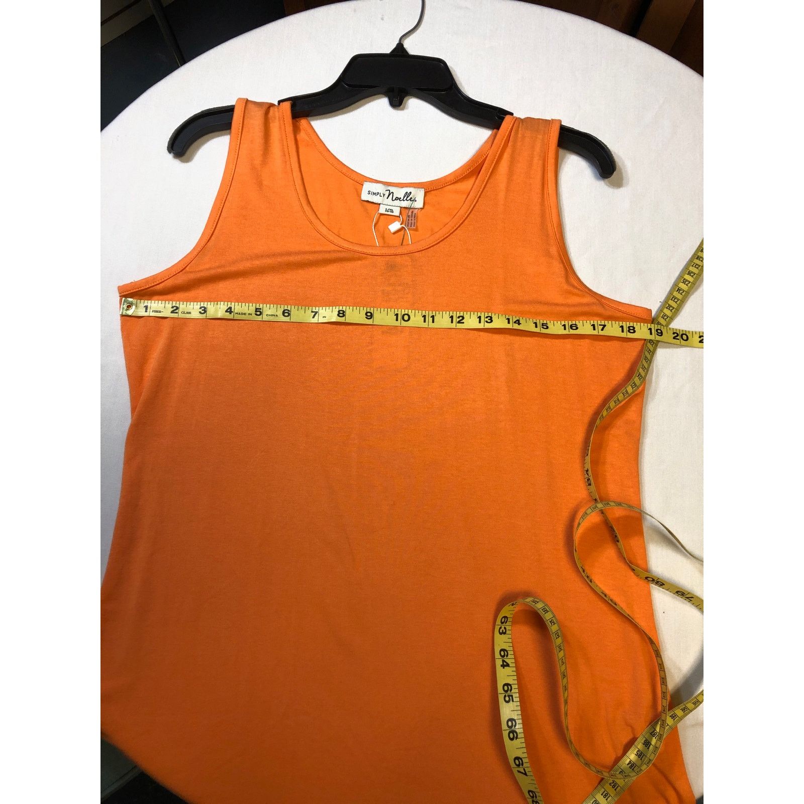 Other Women's Simply Noelle Orange Sleeveless Top L/XL Size XL / US 12-14 / IT 48-50 - 8 Thumbnail