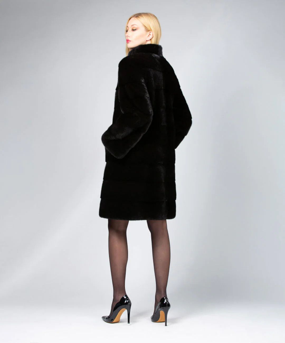 image of Mink Fur Coat Women's Blackglama Long Mink Coat