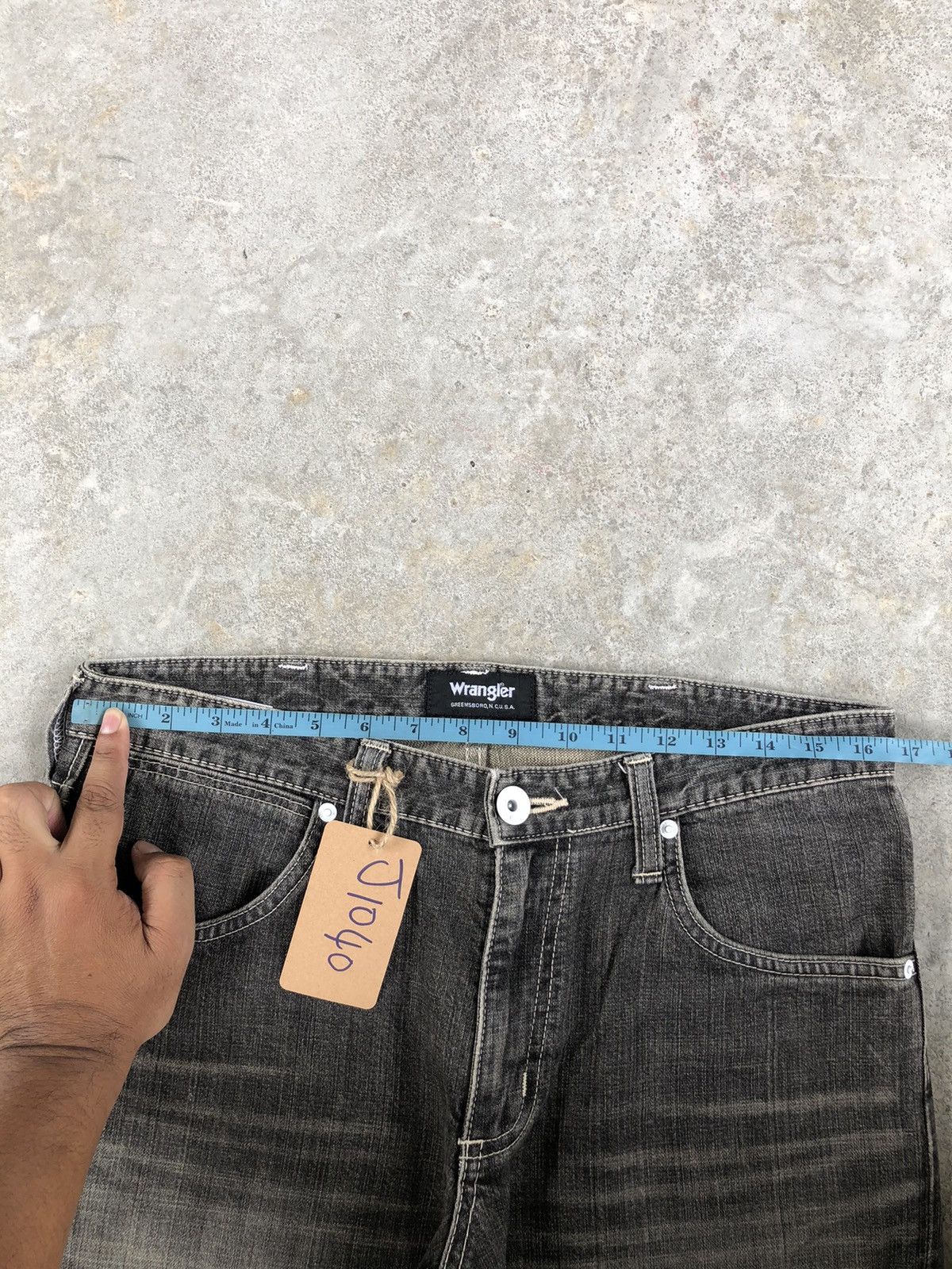 If Six Was Nine Y2k Wrangler Flared Jeans Distressed Jeans Size US 32 / EU 48 - 22 Thumbnail