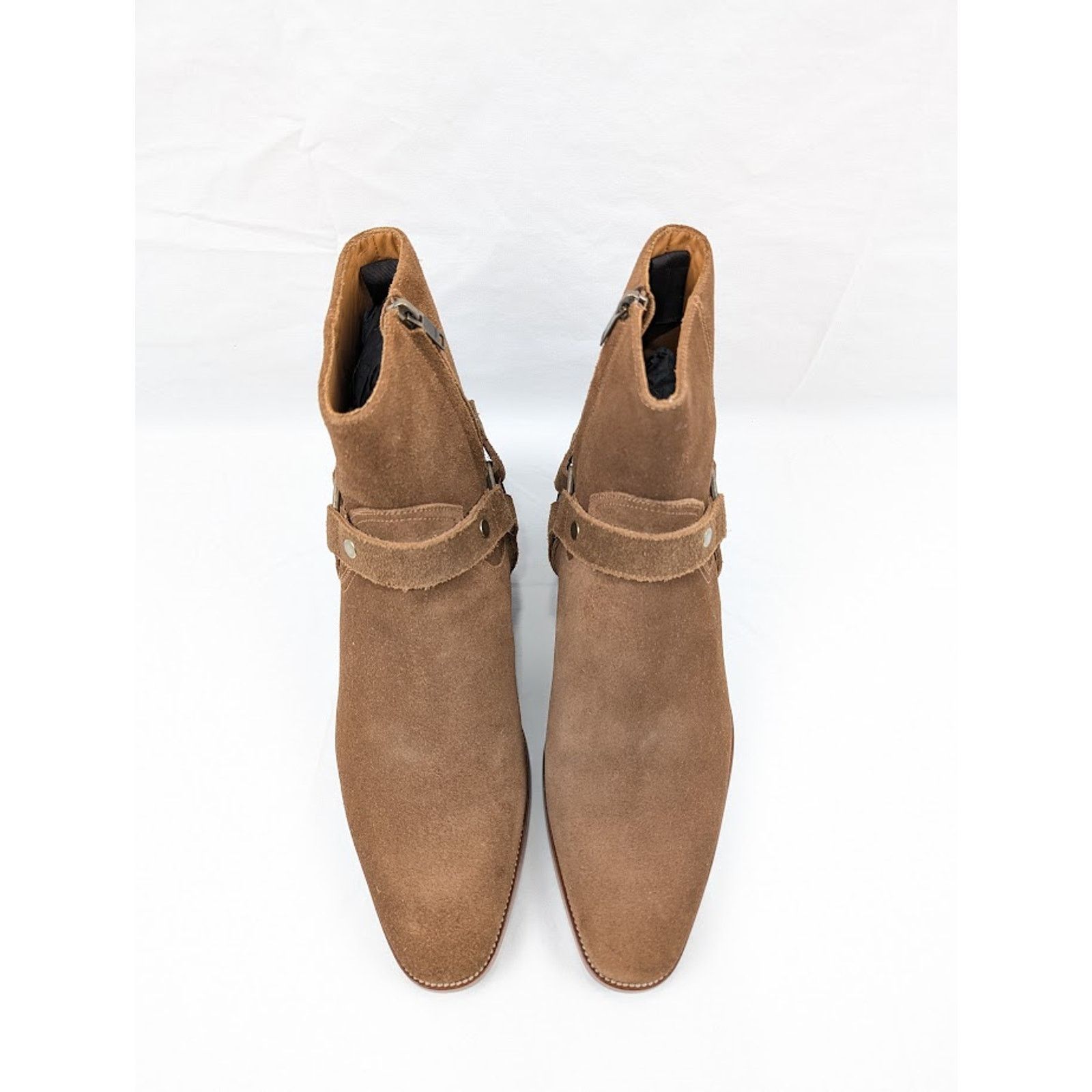 Saint Laurent Paris o1rshd1 Q:2 / Wyatt 40 Harness Boots in Camar 41.5 Size US 8.5 / EU 41-42 - 18 Thumbnail