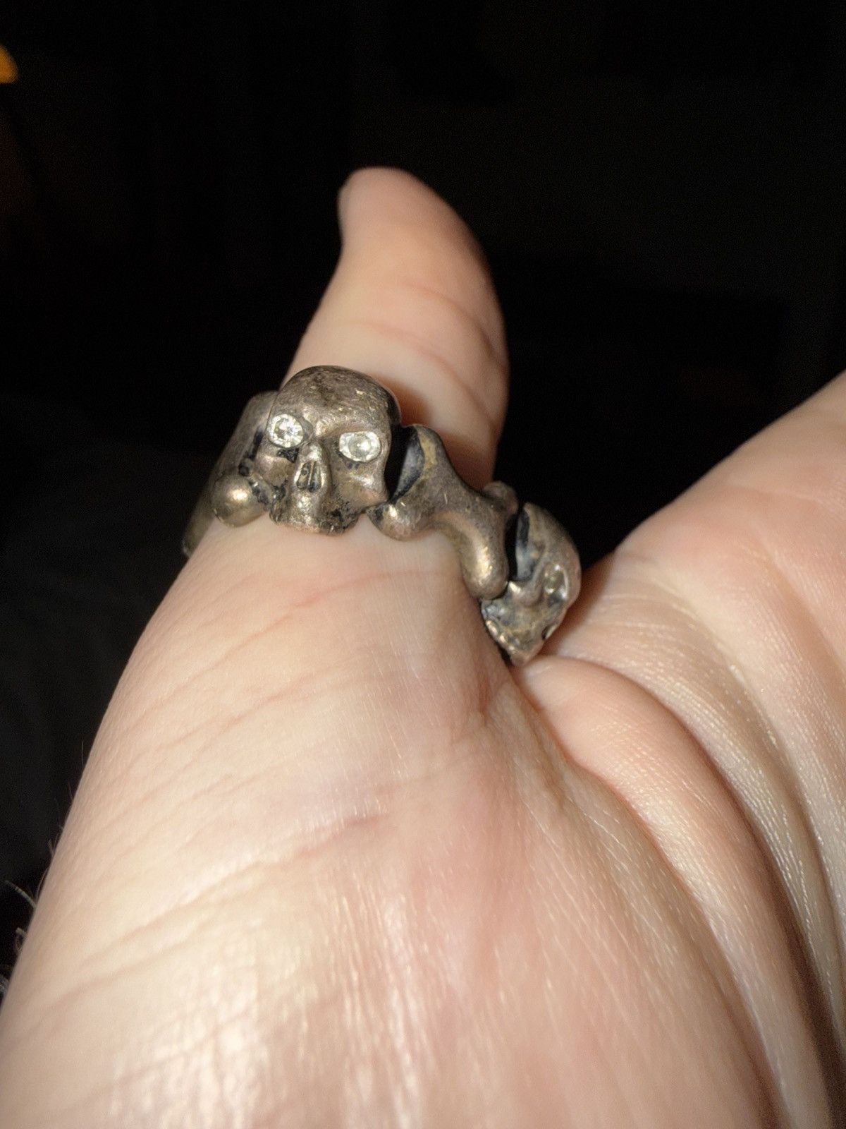 Stephen Webster Diamond Skull Ring Size ONE SIZE - 8 Thumbnail