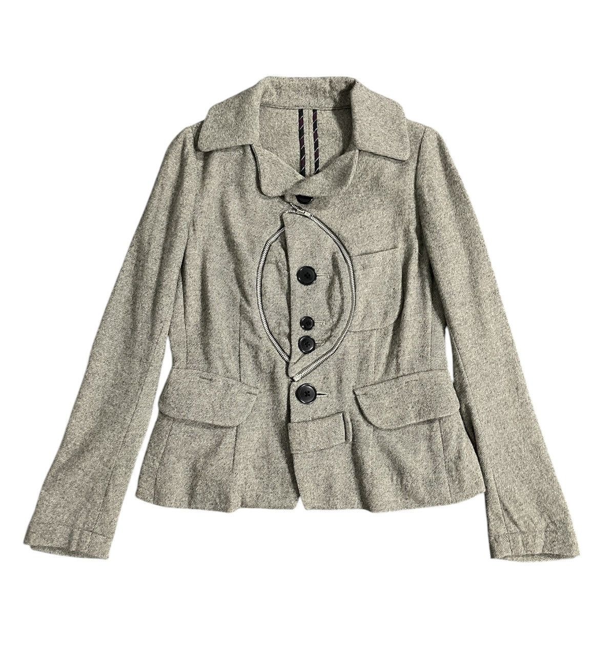 Japanese Brand × Vintage Vintage Unbrand Wool Jacket Size XS / US 0-2 / IT 36-38 - 1 Thumbnail