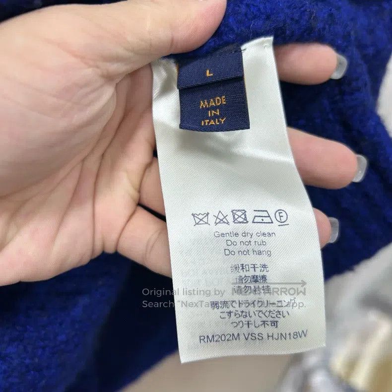 Louis Vuitton Old flower logo teddy sweater