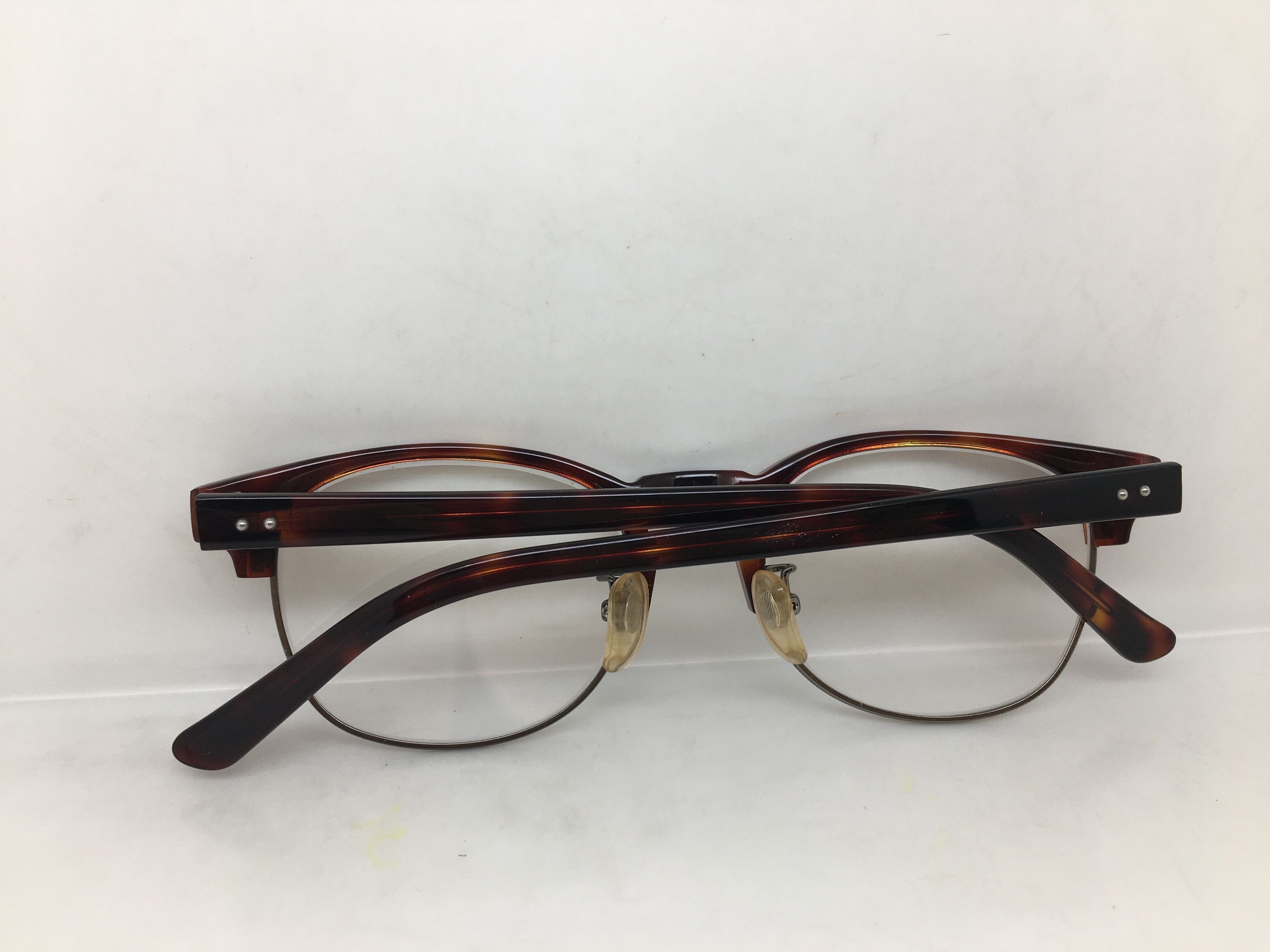 Other Mod Malcolm X Red Brown Silver Eyeglasses Frame Size ONE SIZE - 7 Thumbnail
