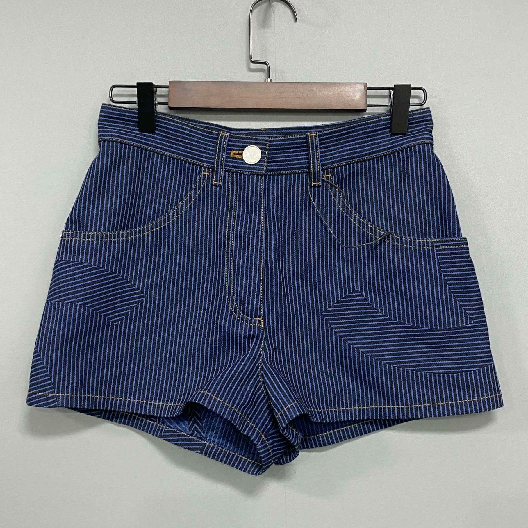 Chanel Chanel Denim Striped Blue Pants 34 Women Size 34" / US 12 / IT 48 - 1 Thumbnail
