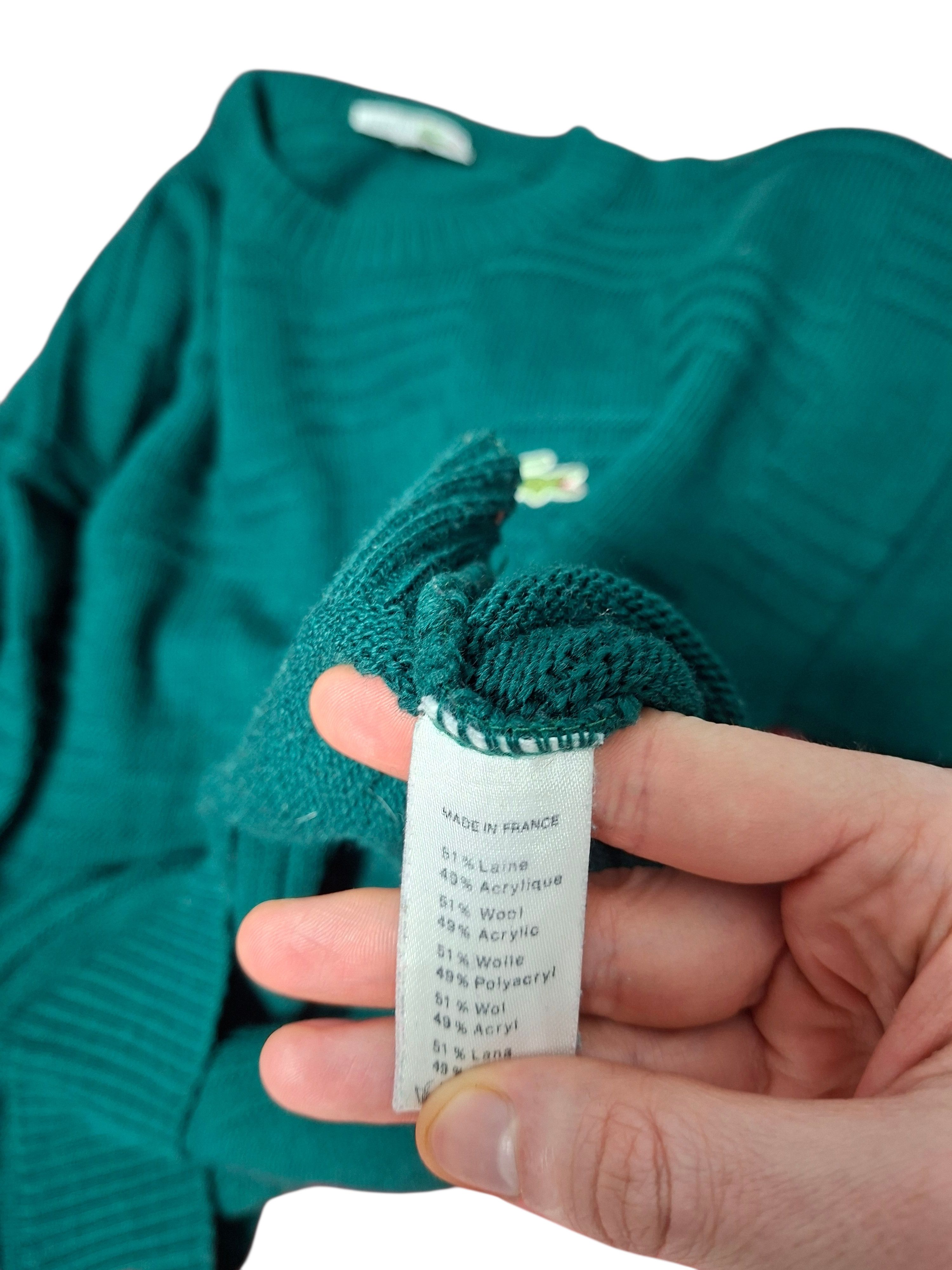 Lacoste LACOSTE VINTAGE LUXURY MADE IN FRANCE WOOL SWEATER Size US L / EU 52-54 / 3 - 5 Thumbnail