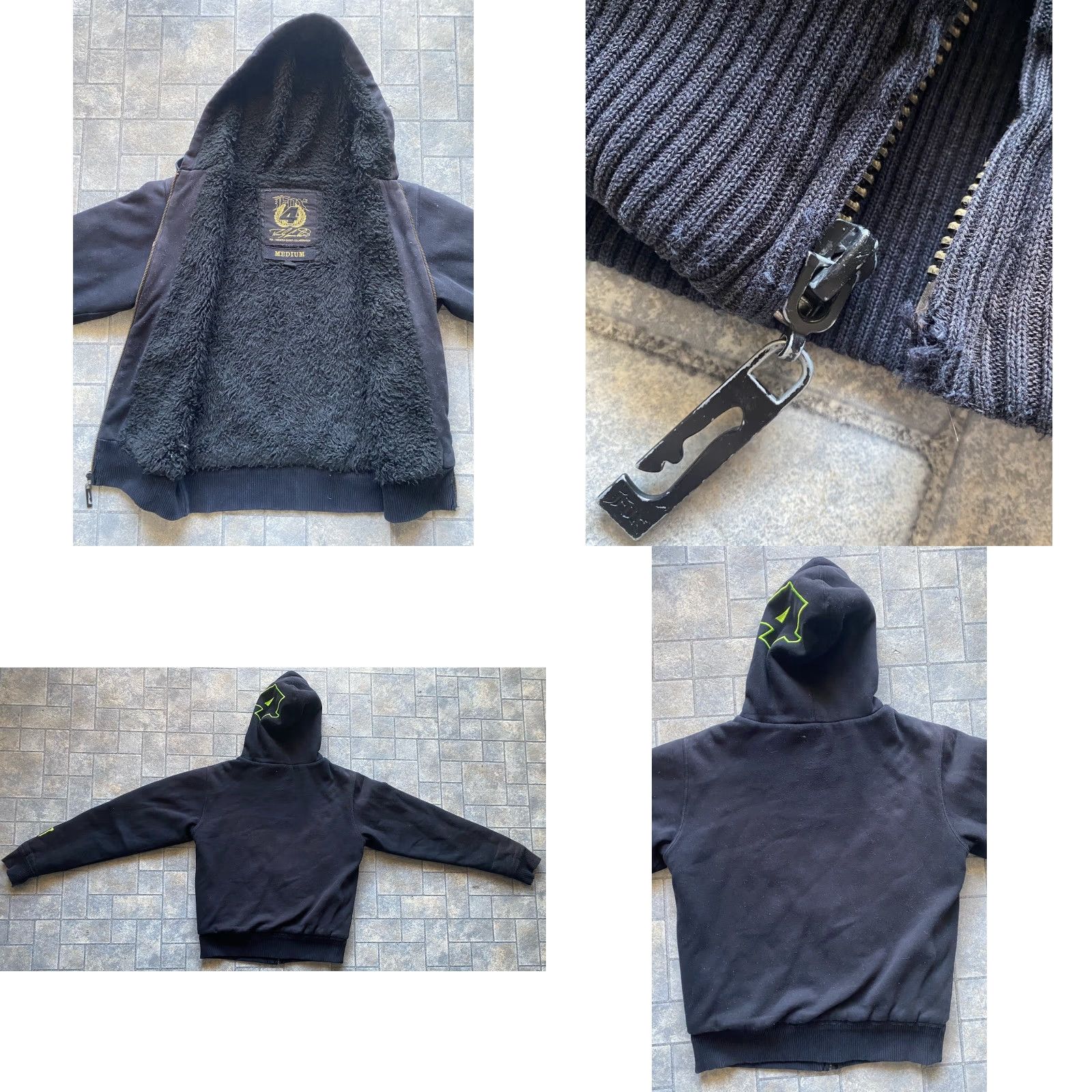 Vintage FOX Monster Energy Ricky Carmichael Hoodie Sweatshirt Men’s M Black Full Zip Zip Black? Size US M / EU 48-50 / 2 - 10 Thumbnail