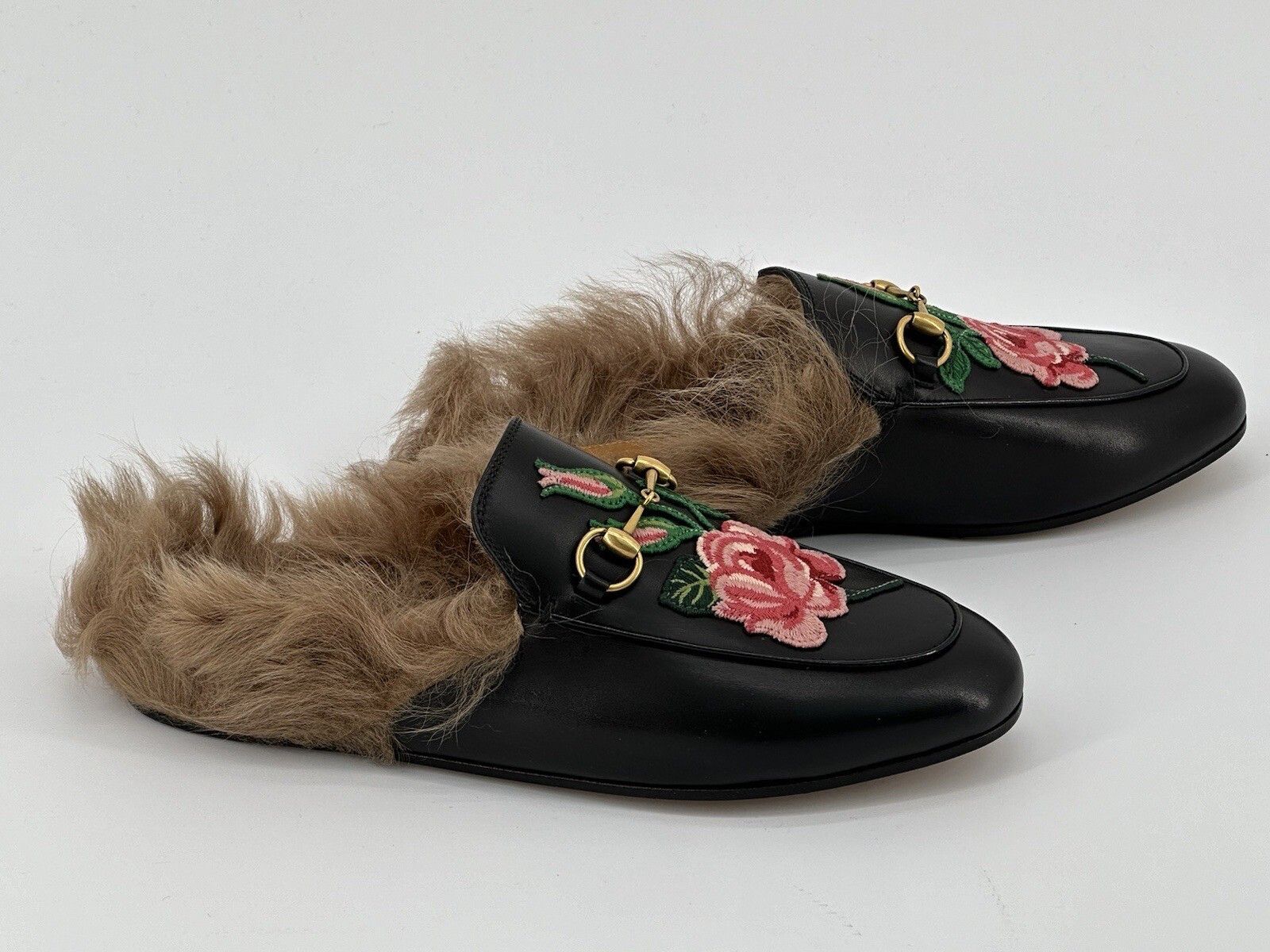 Gucci Size-IT-37/US-7 New Gucci Mules Princetown Woman's Size US 7 / IT 37 - 1 Thumbnail